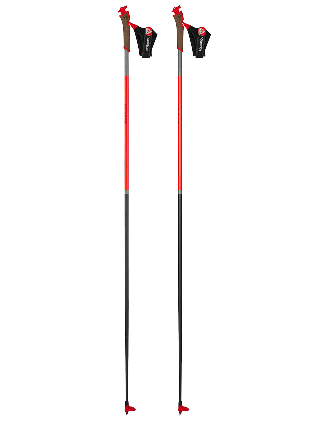 Langlaufskistöcke Skating Force 9 Größe 160 cm schwarz