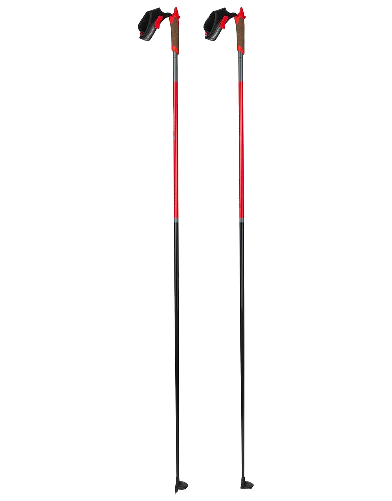 Langlaufskistöcke Skating Force 7 Größe 160 cm schwarz