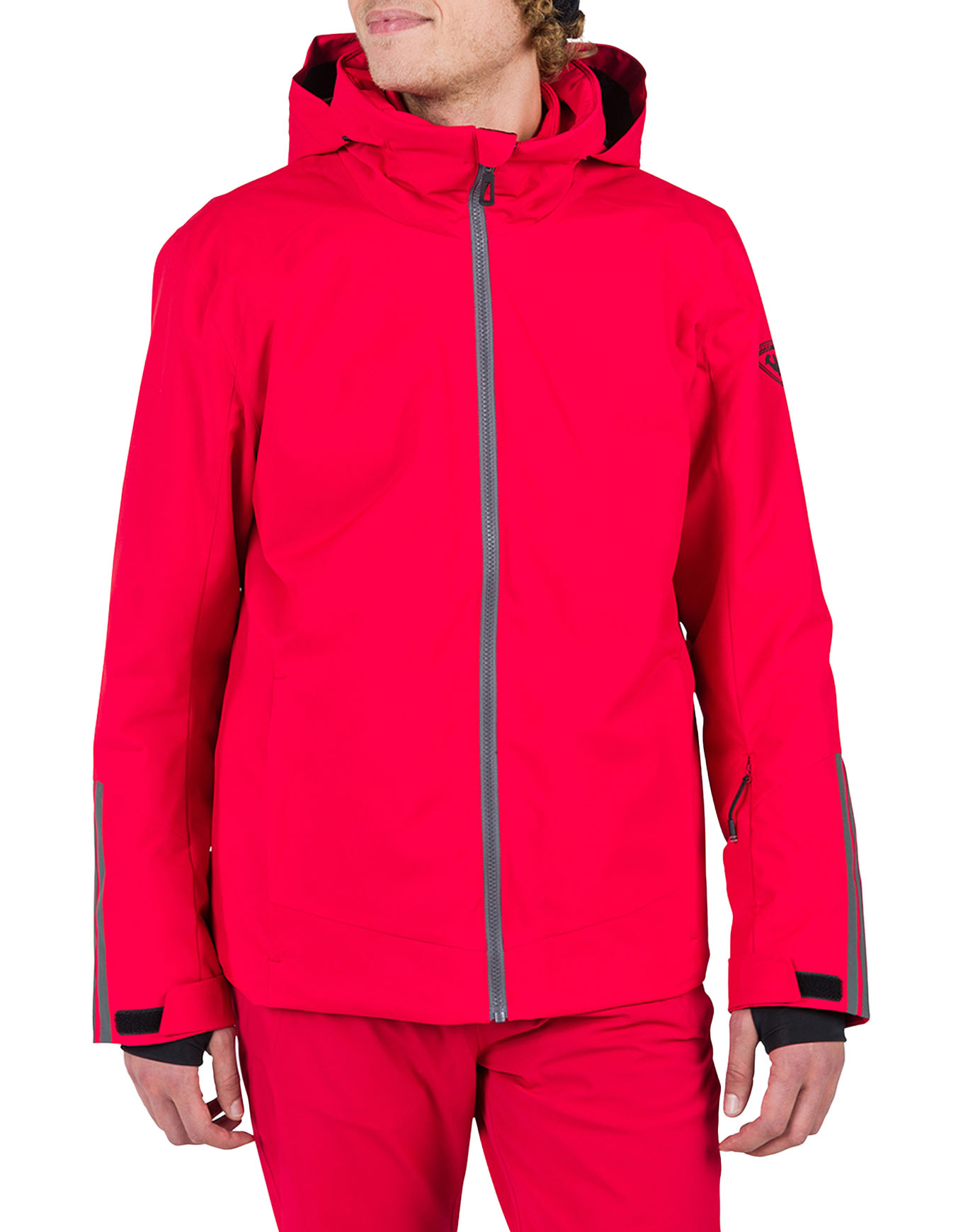 Schützende Ski Jacke Strawpile Jacket Sports Red für Herren Größe M Rot