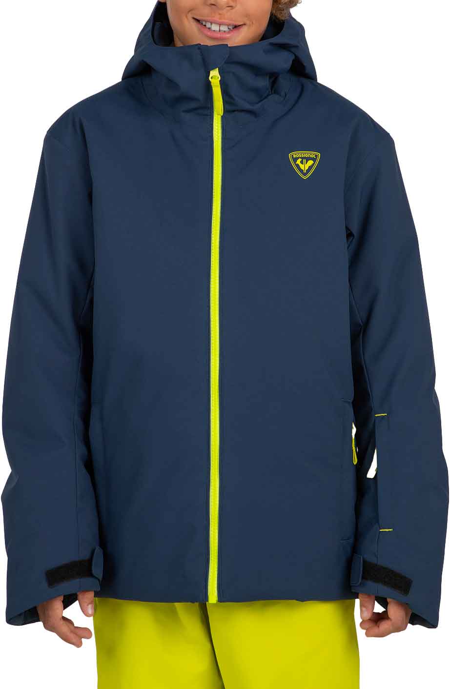 Schützende Skijacke Jr Strawpile Jacket Dark Navy Kindergröße 10 Jahre Navy blau
