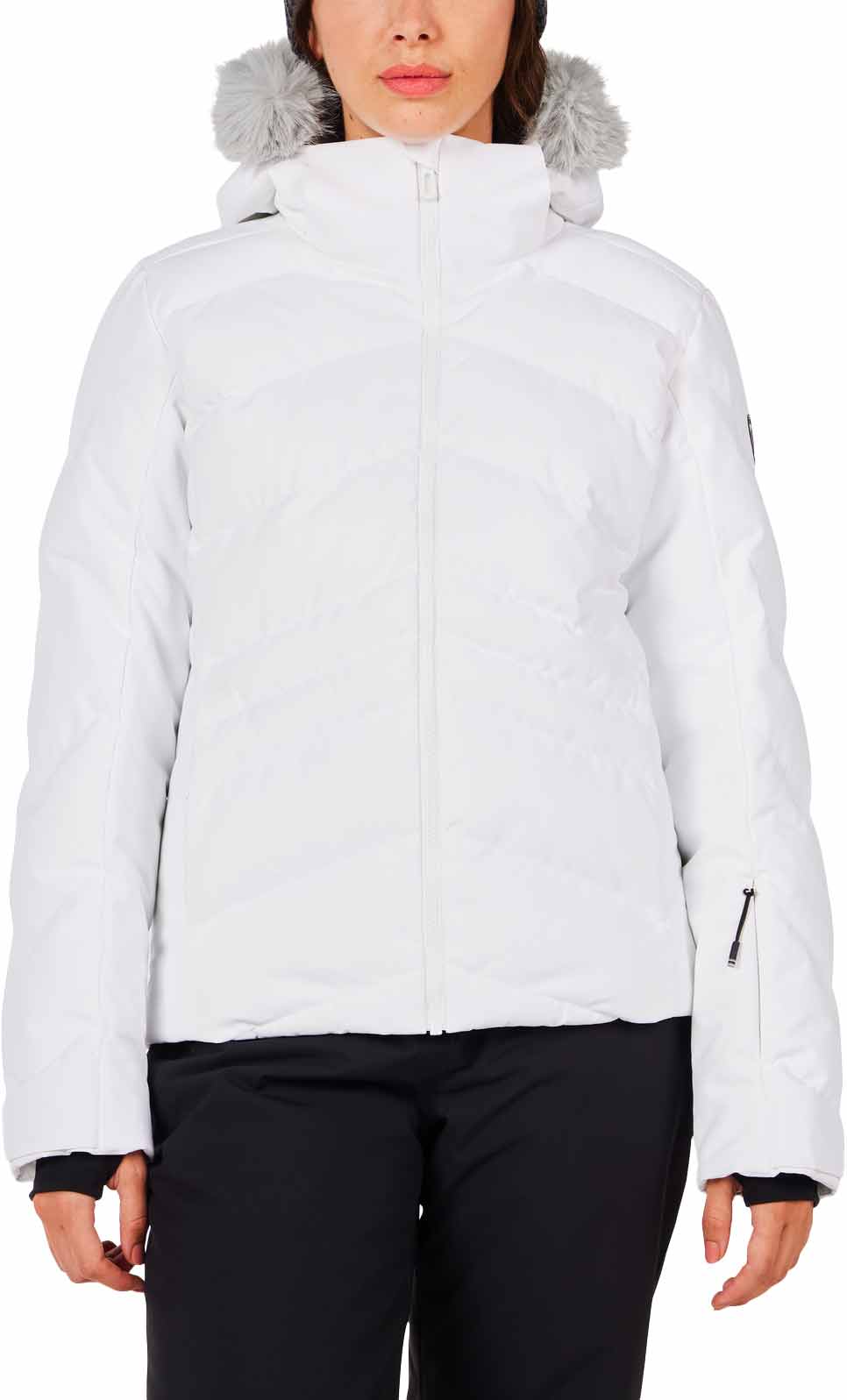 Schützende und isolierende Skijacke W Staci Insulated Jacket White für Damen Größe S Weiß