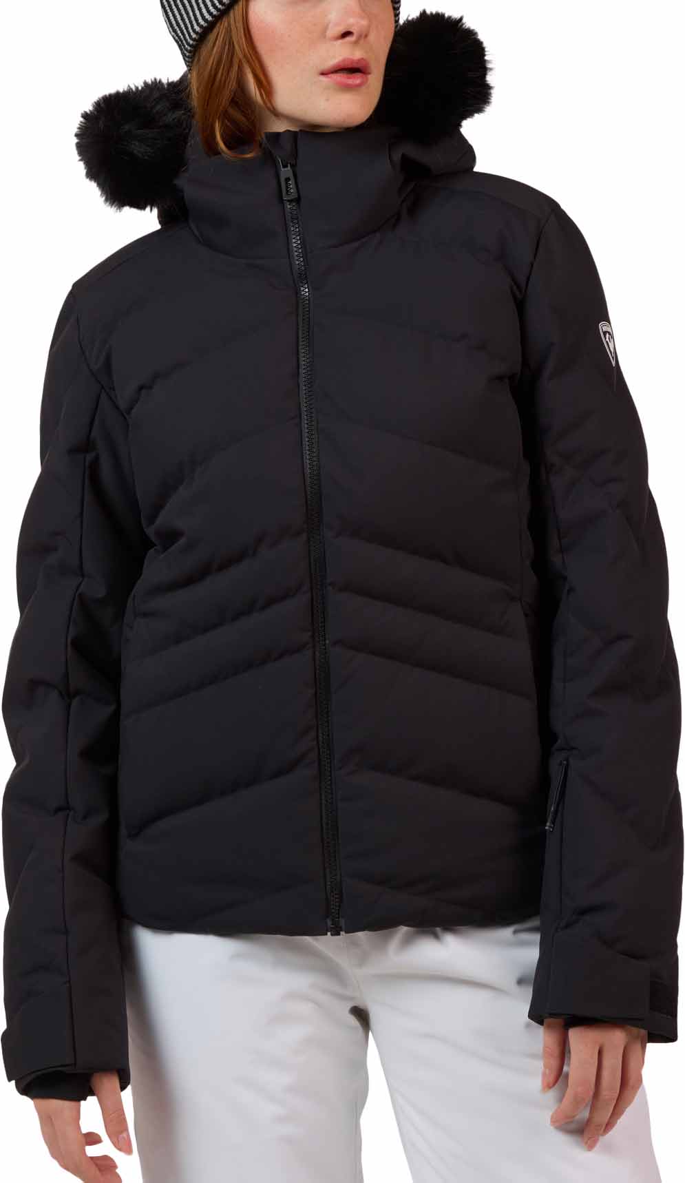 Schützende und isolierende Skijacke W Staci Insulated Jacket Black für Damen Größe M schwarz