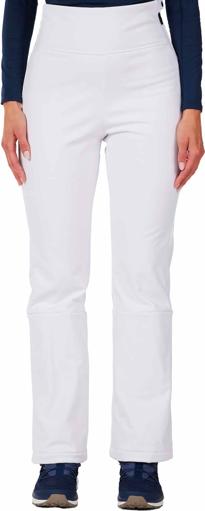 Steghose W Ski Softshell Pant White für Damen aus Softshell Größe M Weiß