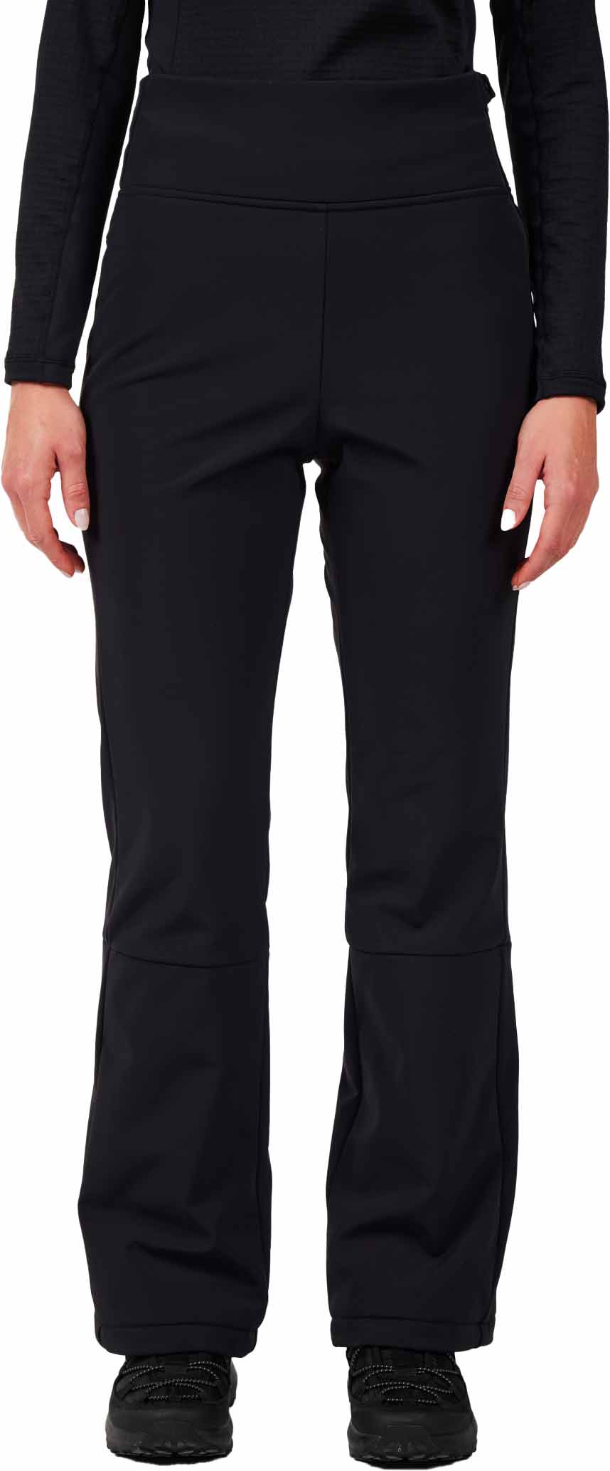 Steghose W Ski Softshell Pant Black für Damen aus Softshell Größe S schwarz