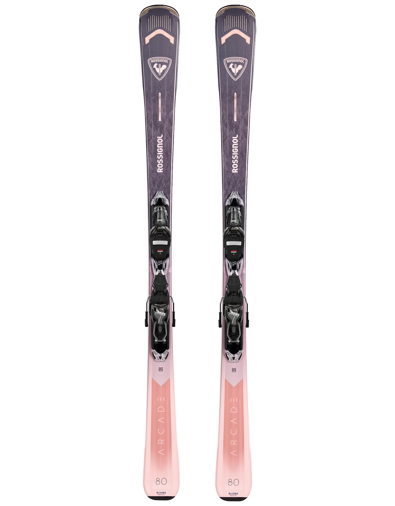 Packs (skis + fix) - Pack skis all-mountain - Arcade 80 W + Xpress 10 GW B83 2026 en Bois - Taille 134 cm - Gris