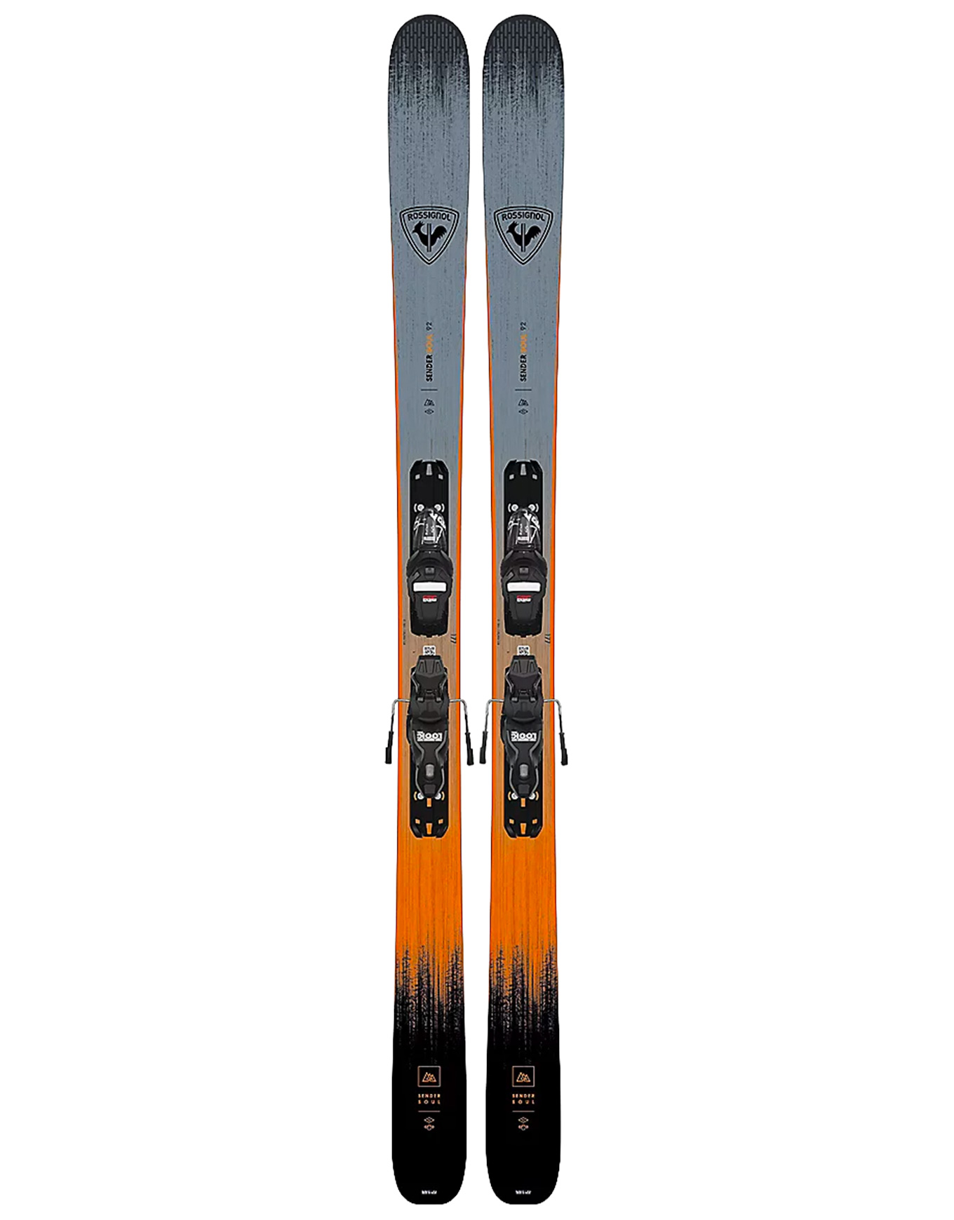 Ski Set inkl. Bdg. Pack / Paket / Set All-Mountain Skier Sender Soul 92 + Xpress 11 GW B93 2026 für Herren Größe 156 cm Grau