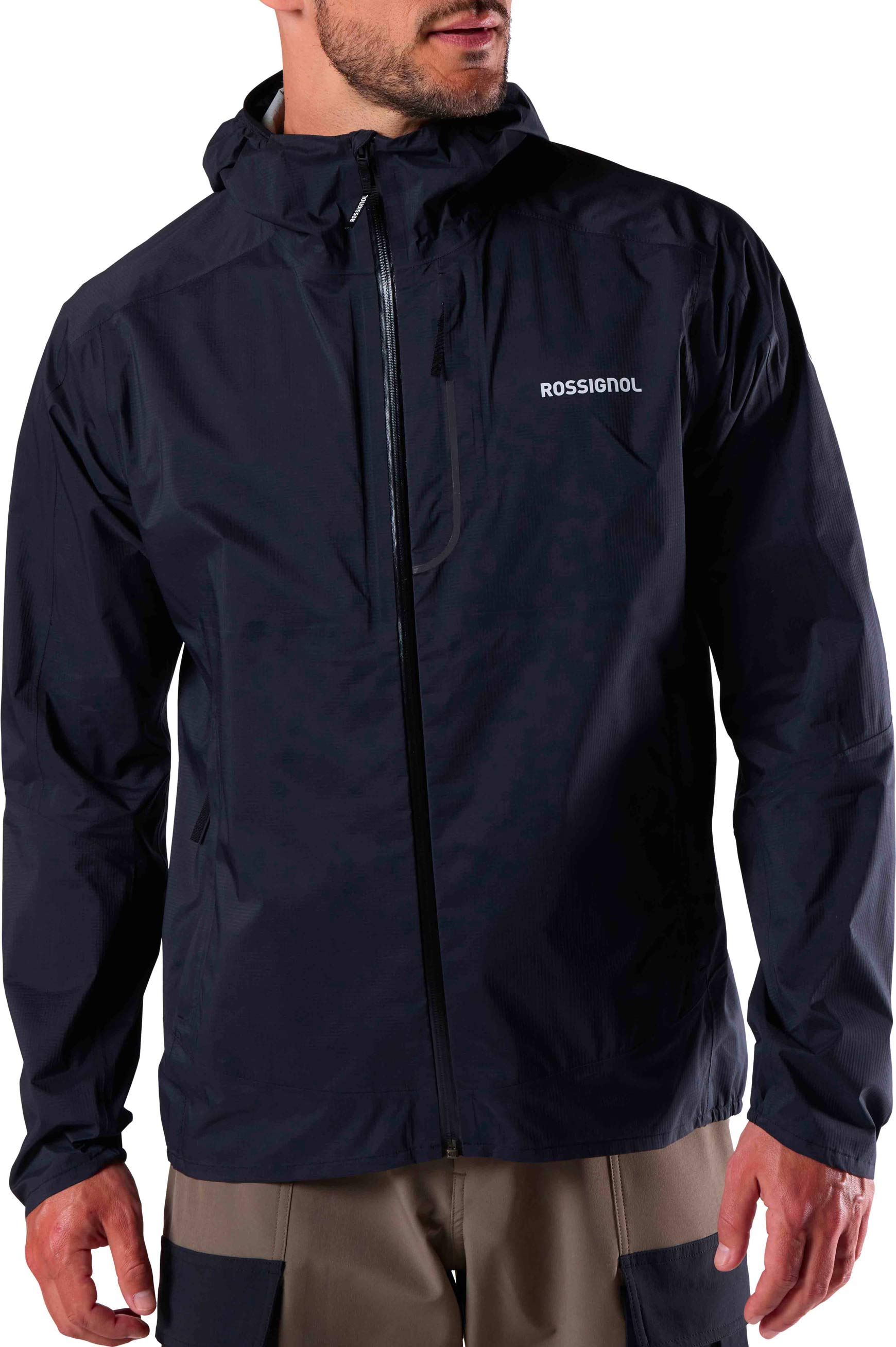 Veste de trail coupe-vent imperméable - Rainproof 2.5L Shell Jacket M Black en Nylon - Taille M - Noir