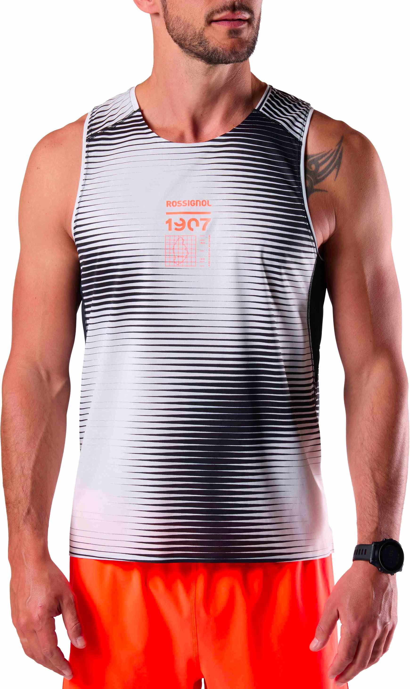 Débardeur respirant - Sapa Ultra Tank M Black Line Fogg - Taille M - Noir