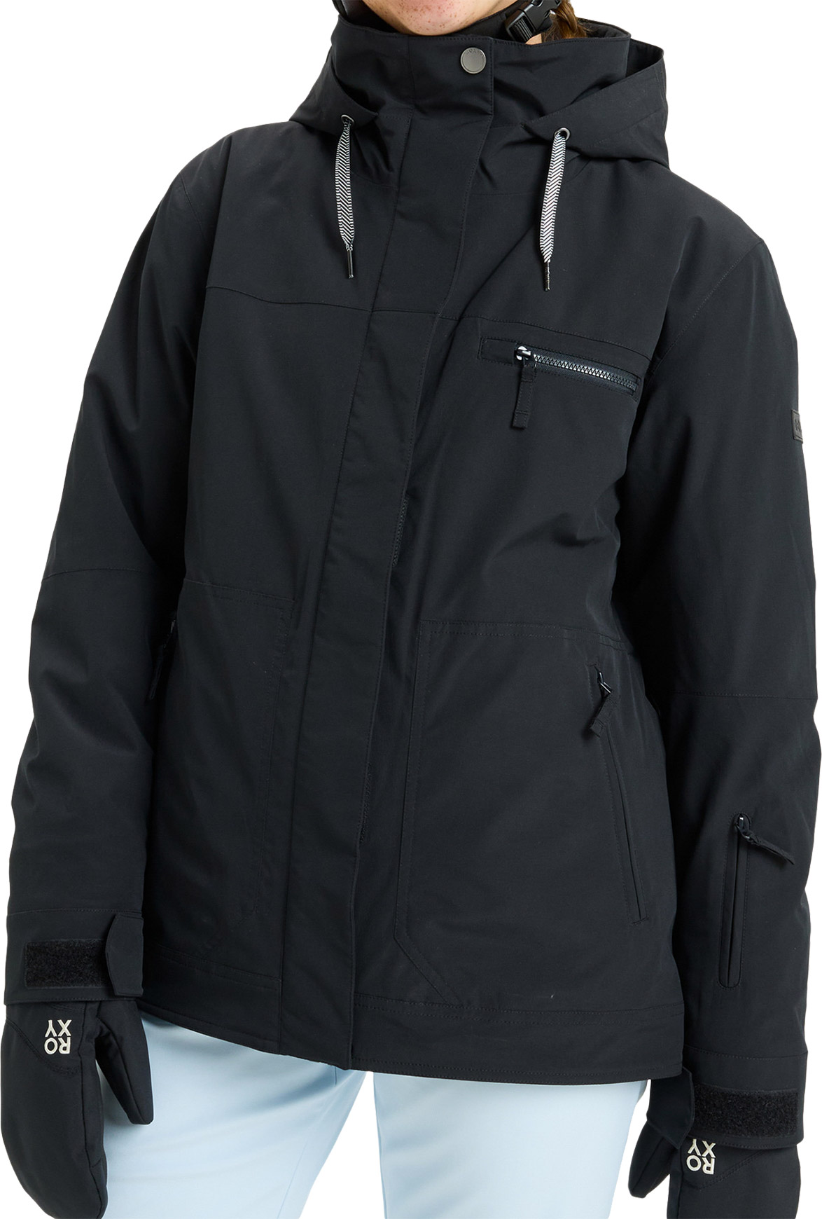 Leichte Skijacke Brylee Jacket True Black für Damen Größe L schwarz