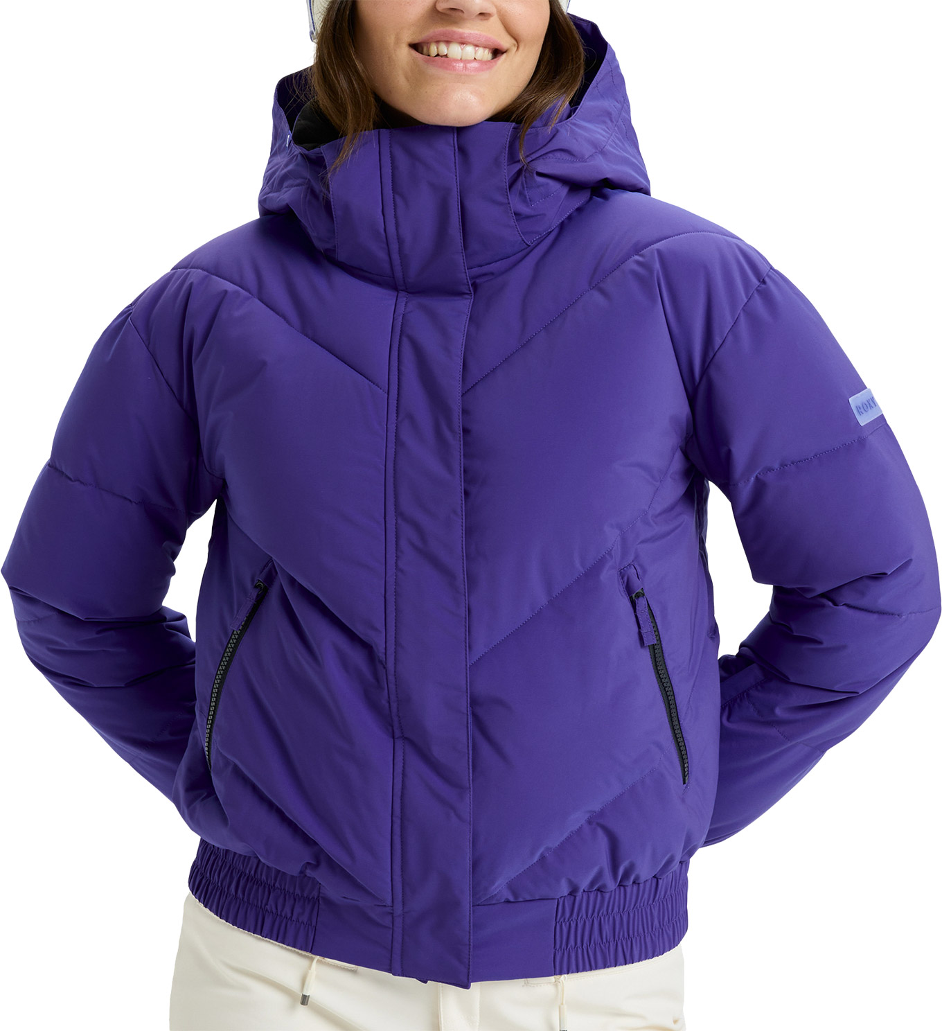 Doudoune de ski - Snow Shimmer Jacket Dazzling Blue - Taille L - Violet
