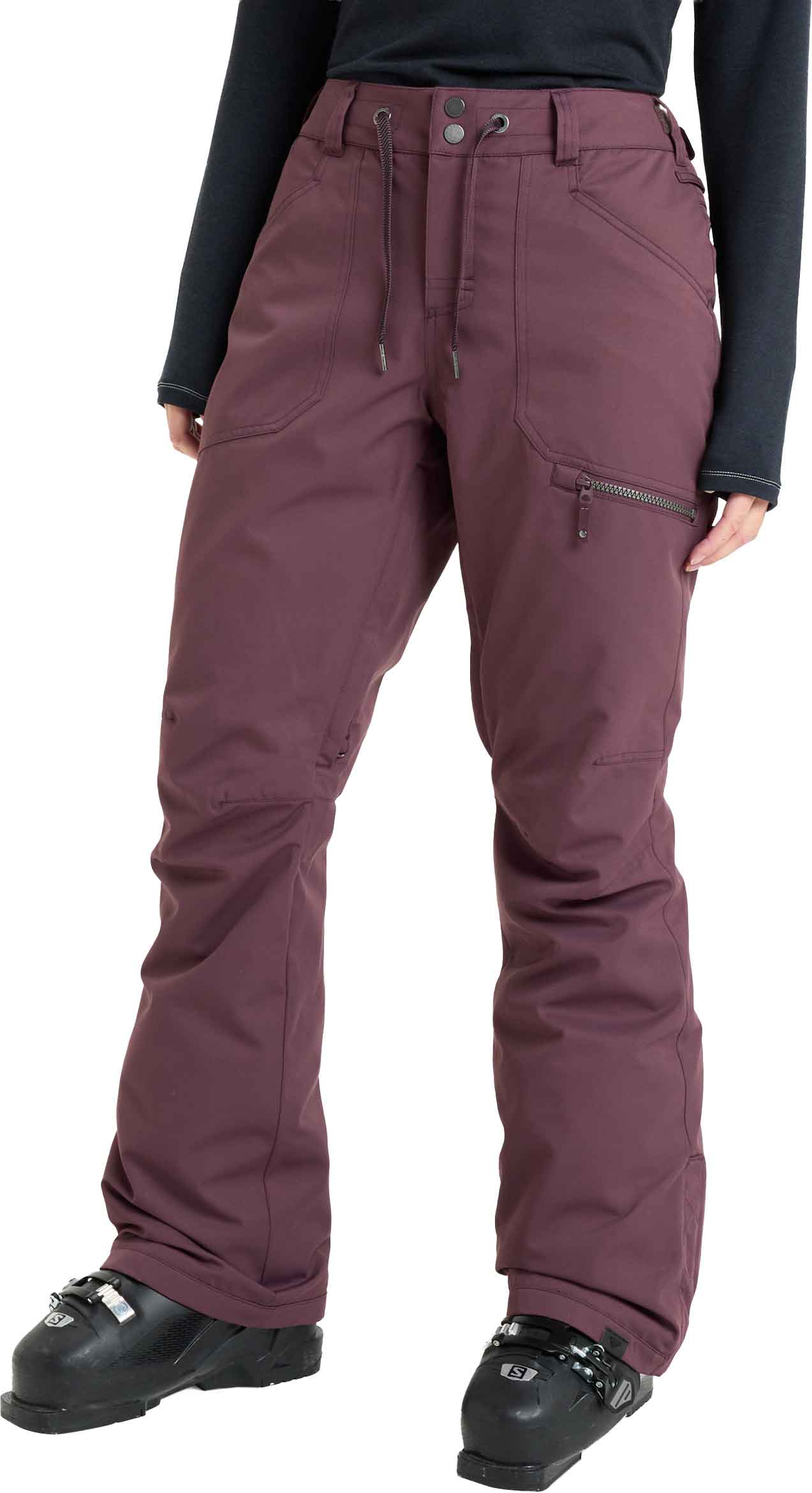 Hose Ski/Snowboard Nadia Pant Huckleberry für Damen Größe L Bordeaux