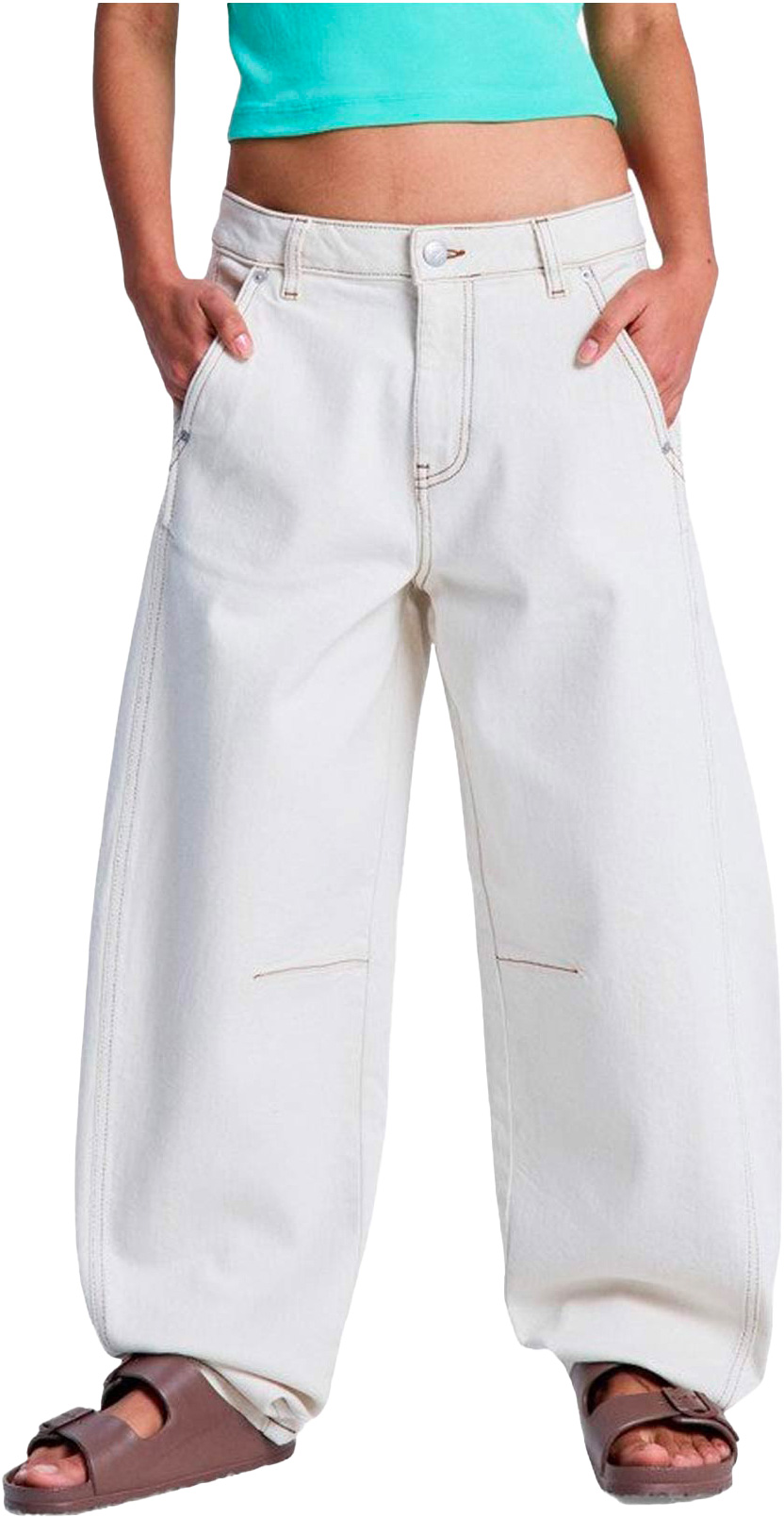 Jean en coton - Cloudbreak Mid Sandbar Denim Pant Sandbar en Coton - Taille 38 - Beige