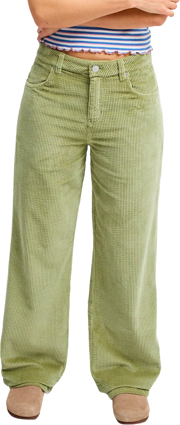 Pantalon en velours côtelé - Down Patrol Corduroy Pant Oil Green en Coton - Taille 34 - Kaki