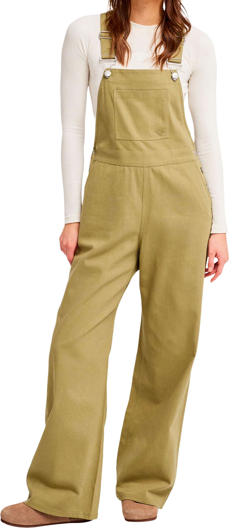 Salopette en sergé de coton - Trail Blazer Twill Jumper Overall Oil Green en Coton - Taille M - Beige