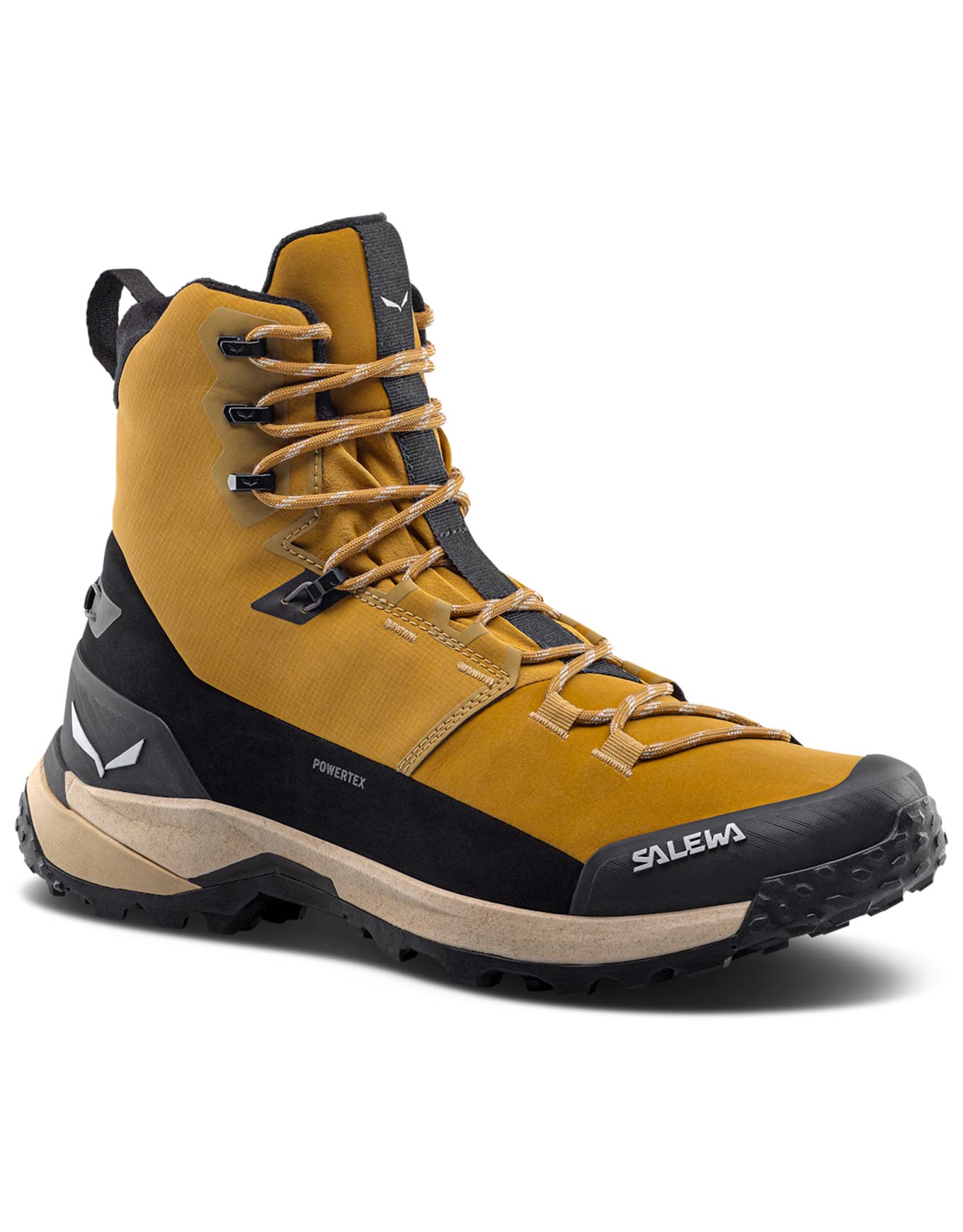Vielseitige warme Herrenschuhe Puez Winter Mid Ptx M Golden Brown/Black für Herren Größe 41 Braun