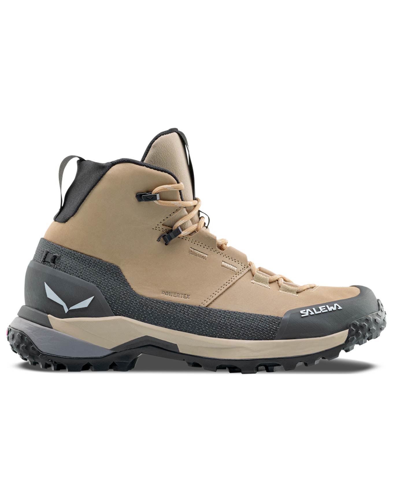 Chaussures de trekking - Puez Leather Mid Ptx W Quicksand/Onyx en Cuir - Taille 38 - Beige