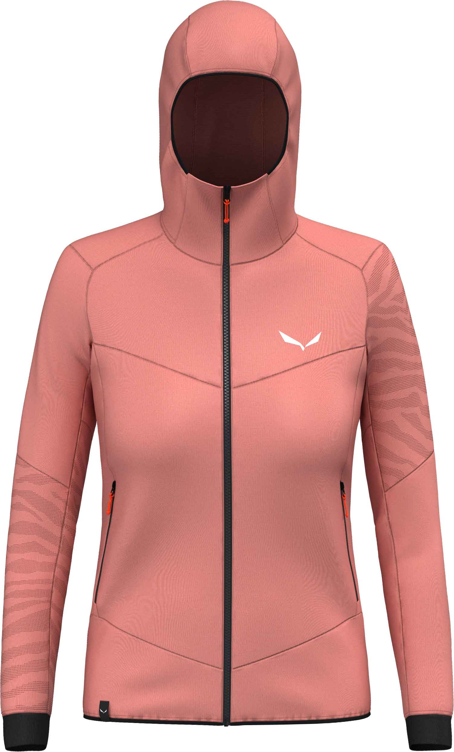 Technisches Fleece mit Stretch Sella Crevasse Hd Jacket W Desert Pink für Damen Größe L Rosa
