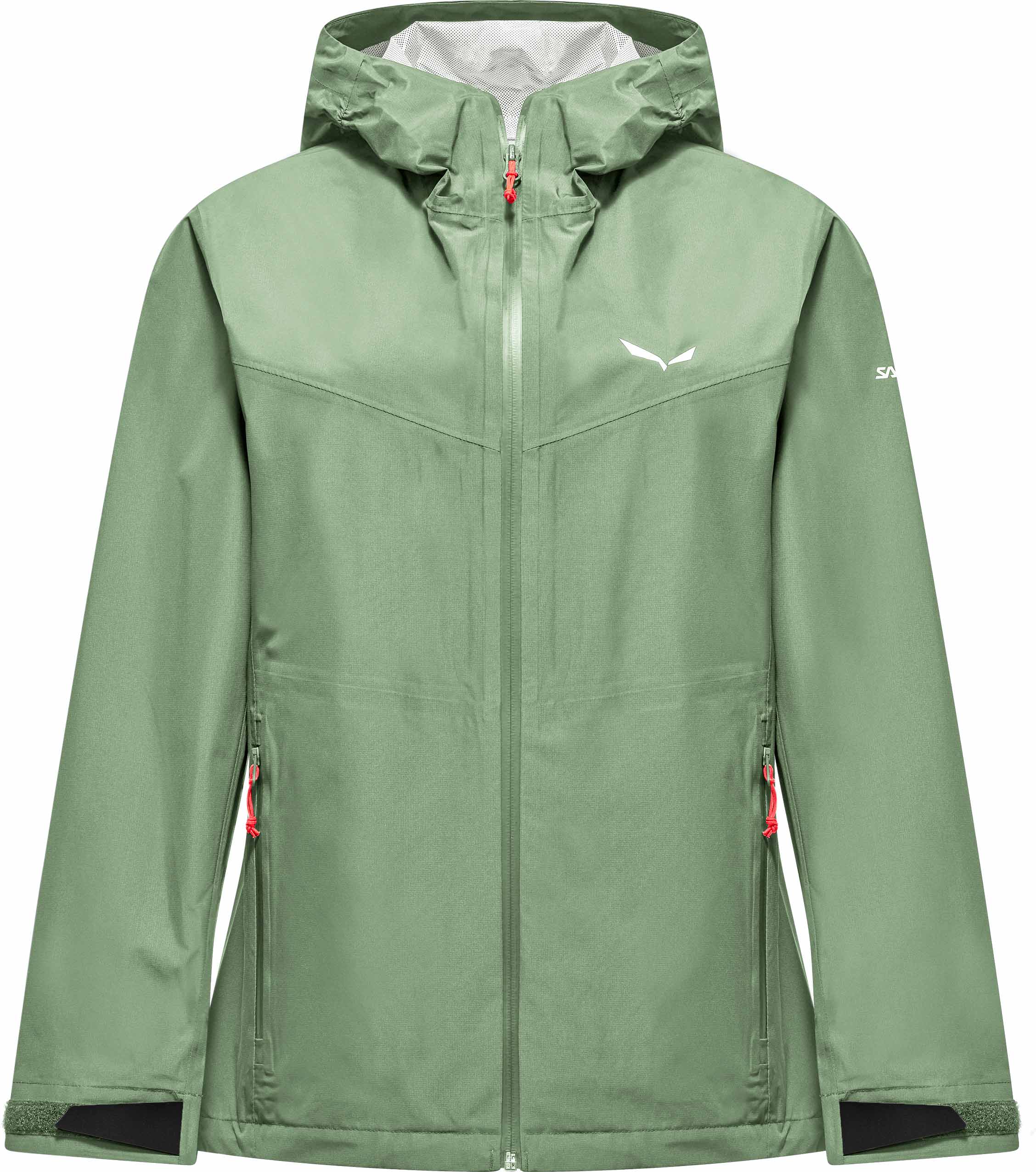 Veste de randonnée imperméable et coupe-vent - Puez 2.5L Ptx Jacket W Pastel Green - Taille S - Vert