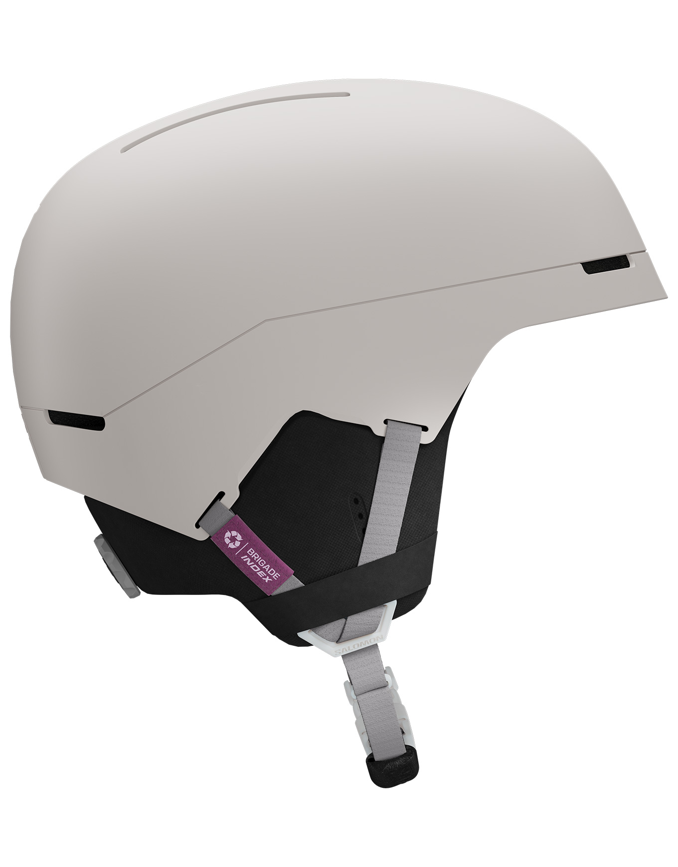 Casque de ski/snowboard - Brigade Index Grey/Violet - Taille L - Gris