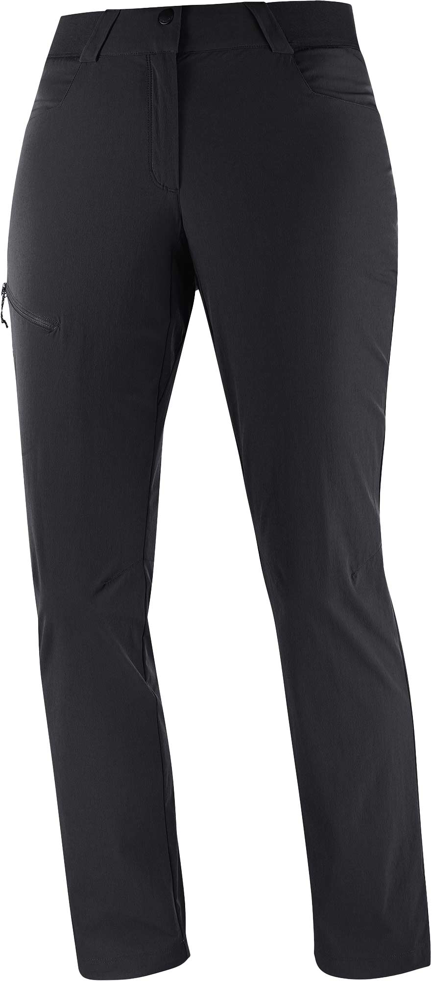 Pantalon de randonnée - Wayfarer Pants W Deep Black en Softshell - Taille 38 FR - Noir