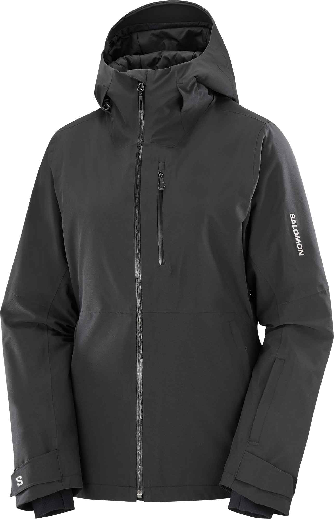 Isolierende Skijacke Highland Jacket W Deep Black für Damen Größe M schwarz