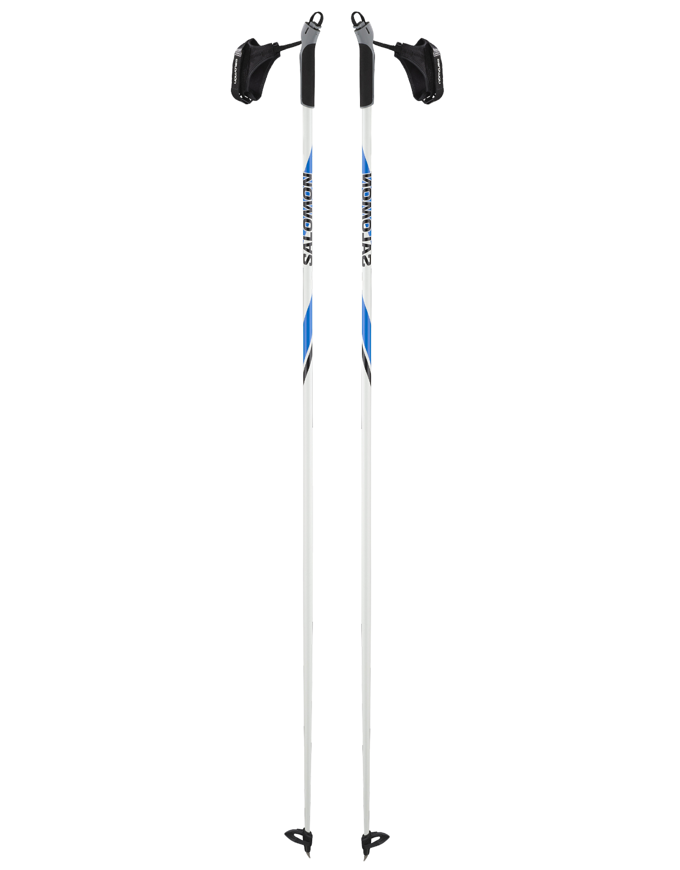 Nordischer Skilanglauf Stock R 20 aus Wolle Größe 135 cm Weiß
