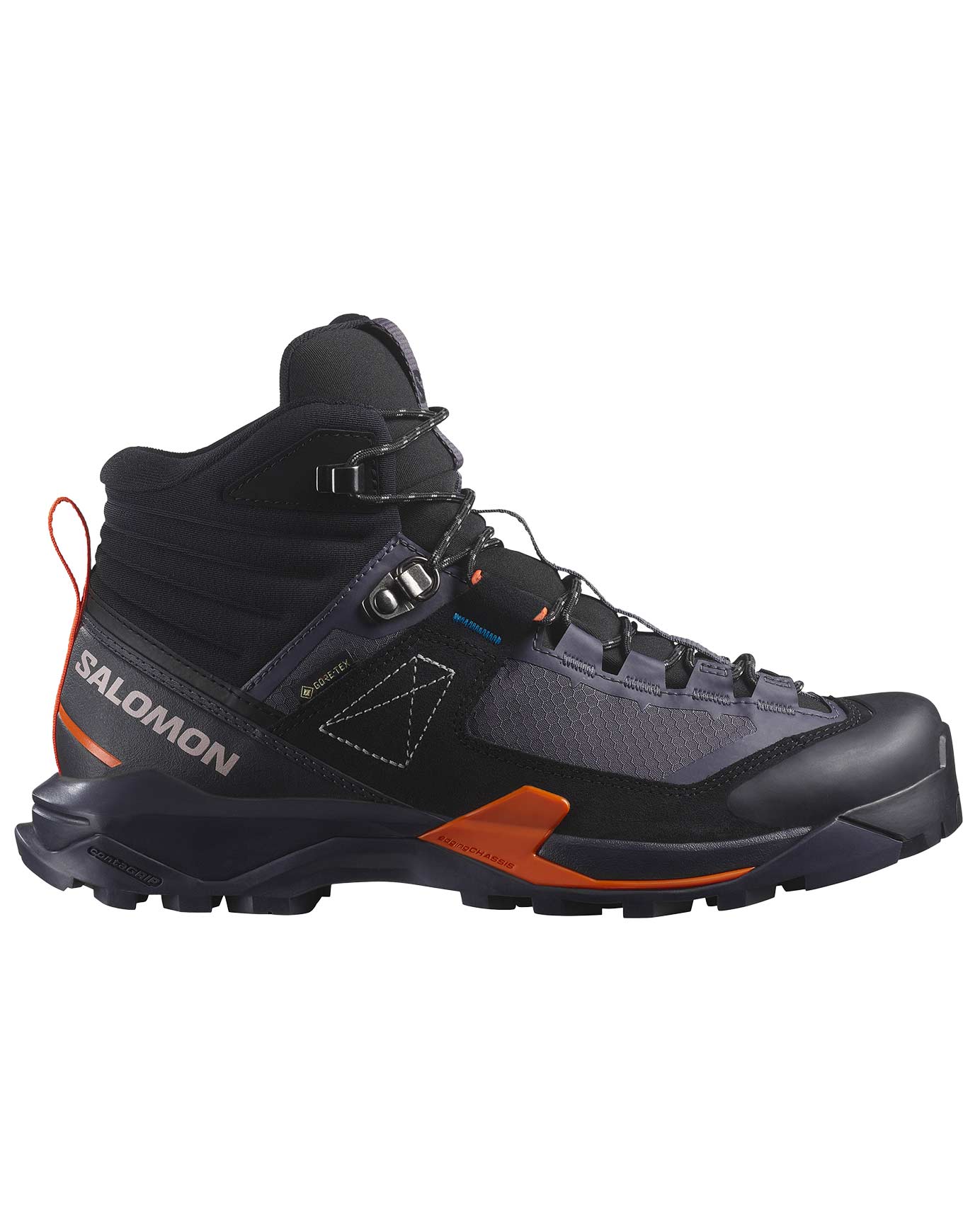 Chaussures de randonnée en GORE-TEX - X Ultra Alpine Mid GTX W Nine Iron/Black/Red Orange - Taille 38 2/3 - Noir