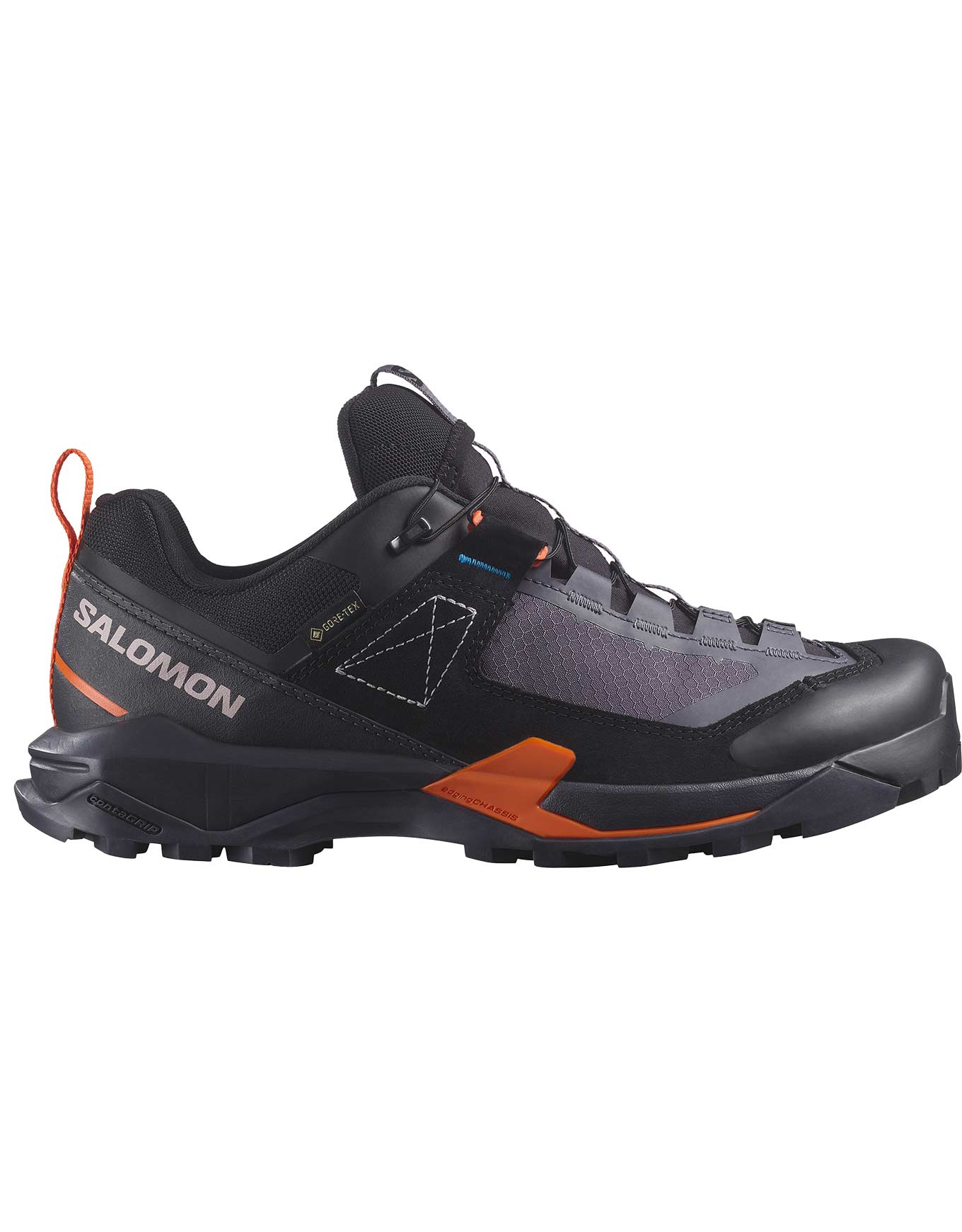 Chaussures de randonnée journée en GORE-TEX - X Ultra Alpine GTX W Nine Iron/Black/Red Orange - Taille 38 - Noir