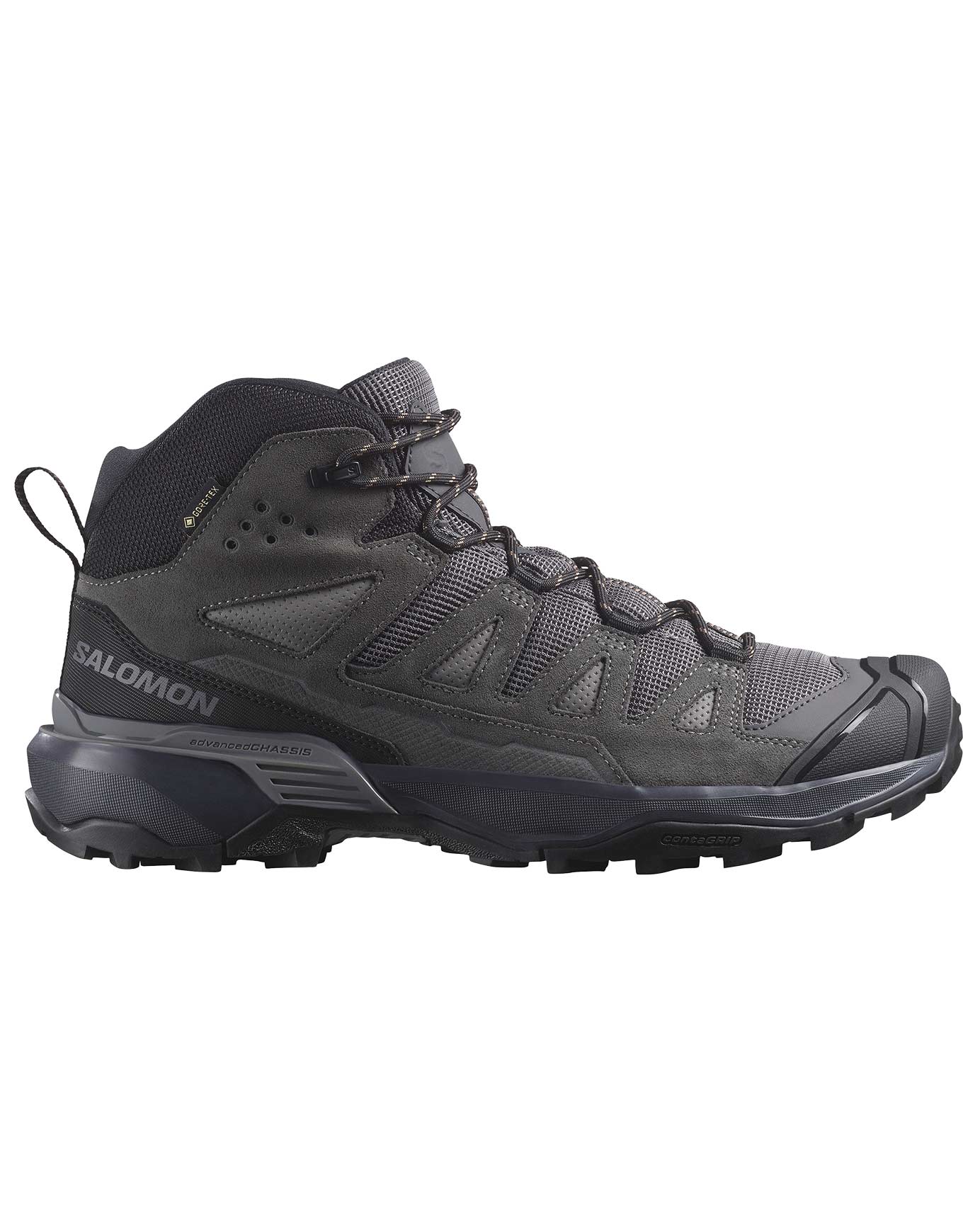 Chaussures de randonnée en GORE-TEX® - X Ultra 360 LTR Mid GTX Castlerock/Asphalt/Kelp en Cuir - Taille 44 - Noir