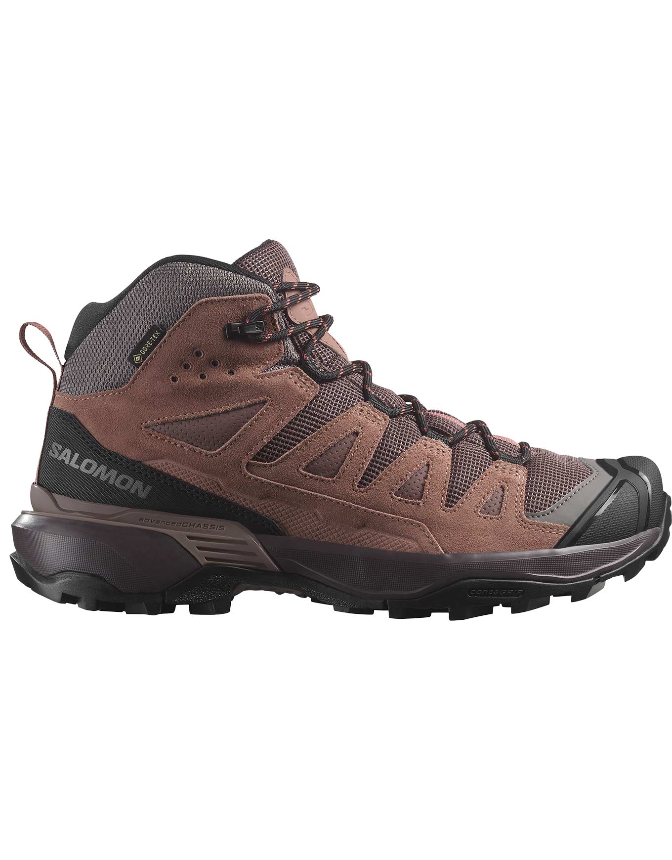 Chaussures de randonnée en GORE-TEX - X Ultra 360 LTR Mid GTX W Peppercorn/Cognac/Hot Coral en Cuir - Taille 40 - Marron