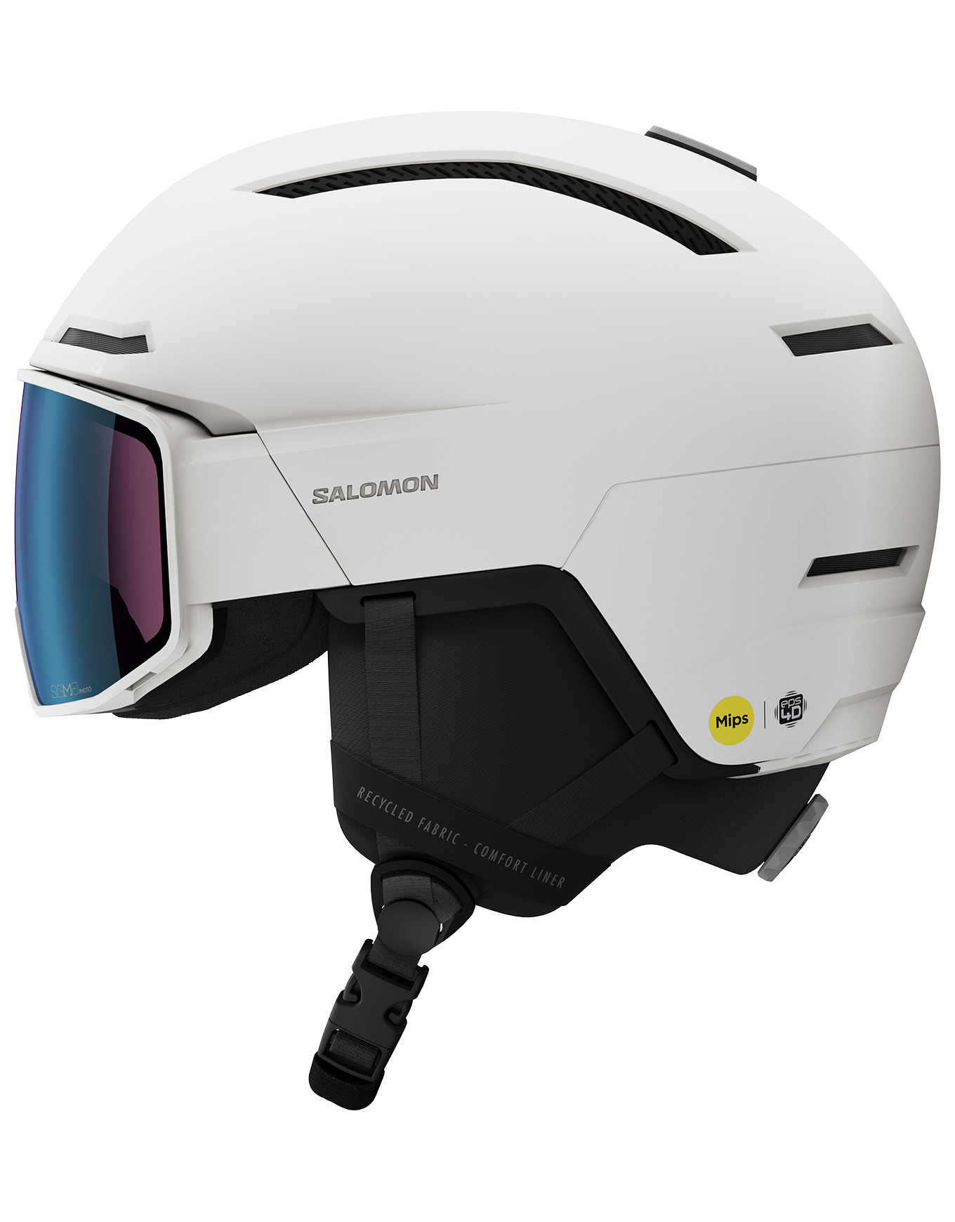 Casque à visière photochromique - Driver Pro Sigma Photo Mips White - Taille 53-56 cm - Blanc
