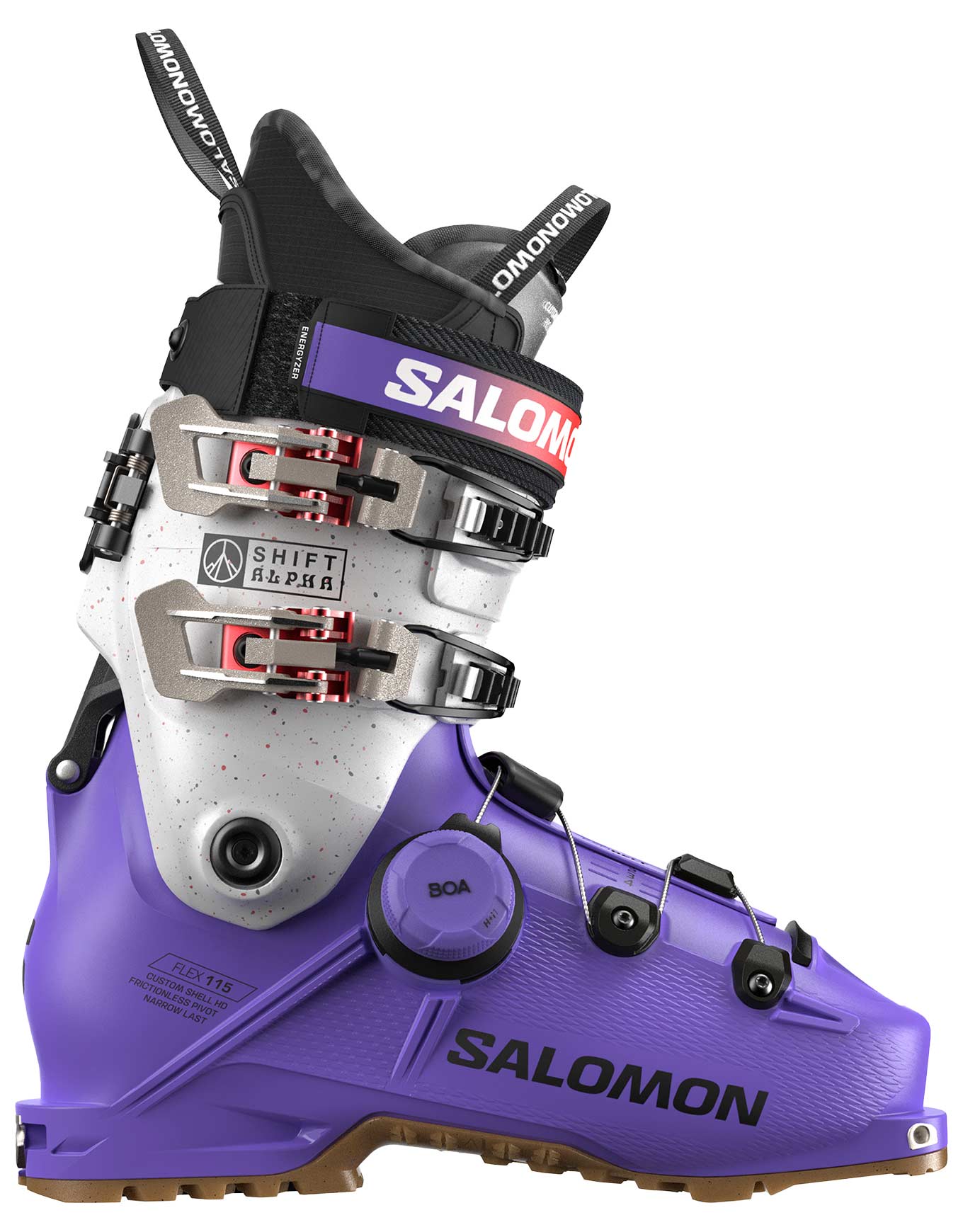 Chaussures de ski all-mountain - Shift Alpha Boa 115 W Ultra Violet/Black/Black en Aluminium - Taille 39 2/3-40 1/3