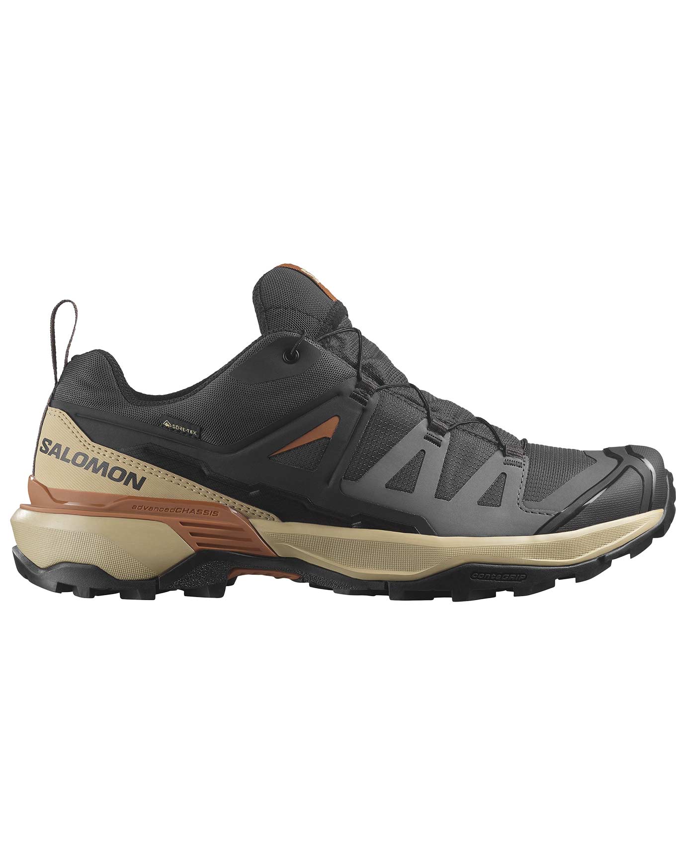 Chaussures de randonnée journée en GORE-TEX® - X Ultra 360 GTX Phantom/Safari/Caramel Cafe - Taille 46 - Noir