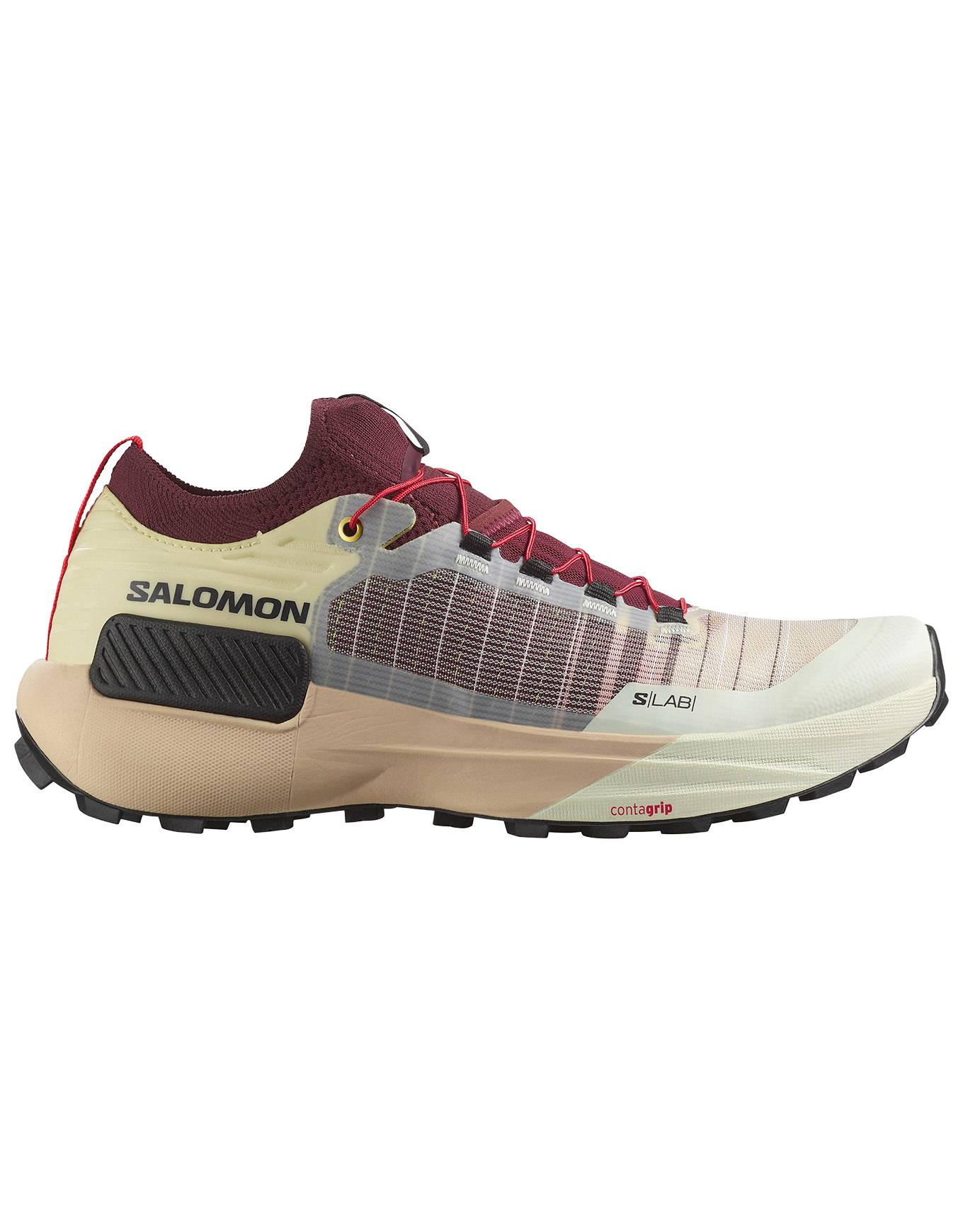 Chaussures de trail - S/Lab Genesis Vanilla Ice / Decadent Chocolate / Black - Taille 10 UK - Beige