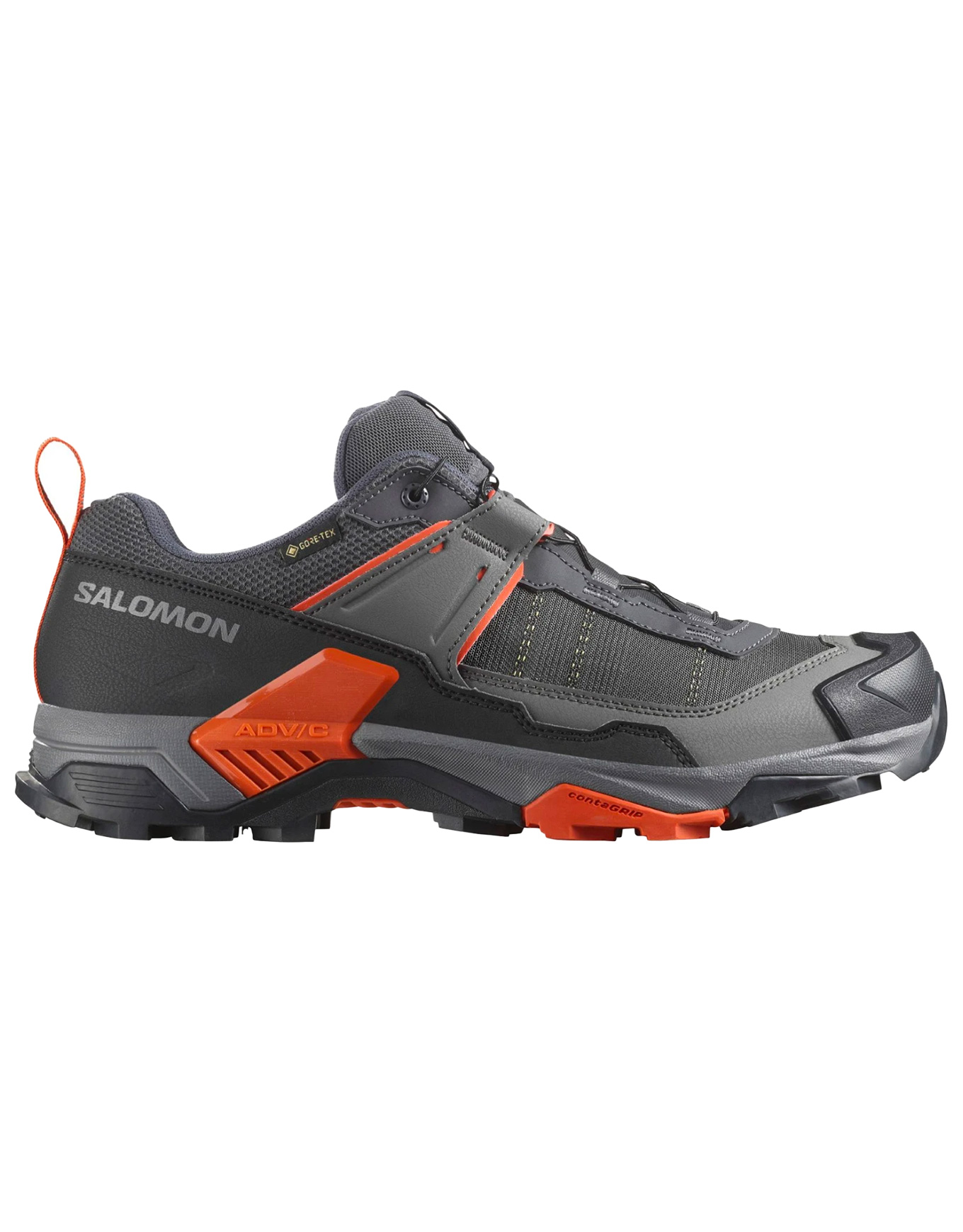 Chaussures de randonnée en GORE-TEX - X Ultra 5 GTX M Asphalt / Castlerock / Burnt Ochre - Taille 41 1/3 - Gris