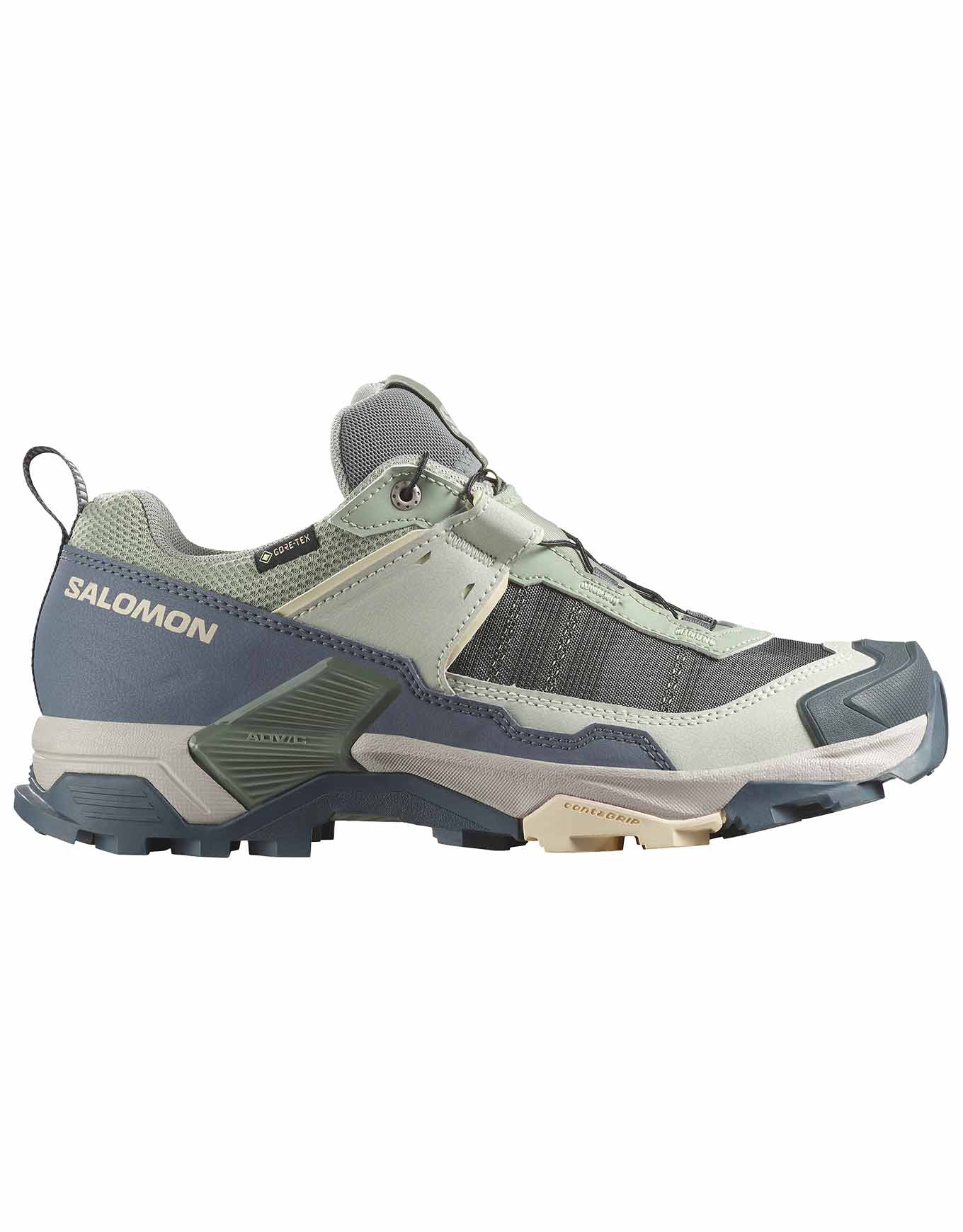 Chaussures de randonnée en GORE-TEX - X Ultra 5 GTX W Seagrass / Turbulence / Tender Peach - Taille 38 2/3 - Beige