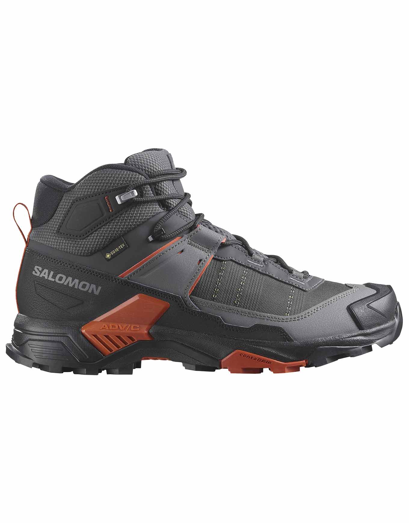 Chaussures de randonnée en GORE-TEX - X Ultra 5 Mid GTX M Asphalt / Castlerock / Burnt Ochre - Taille 45 1/3 - Gris