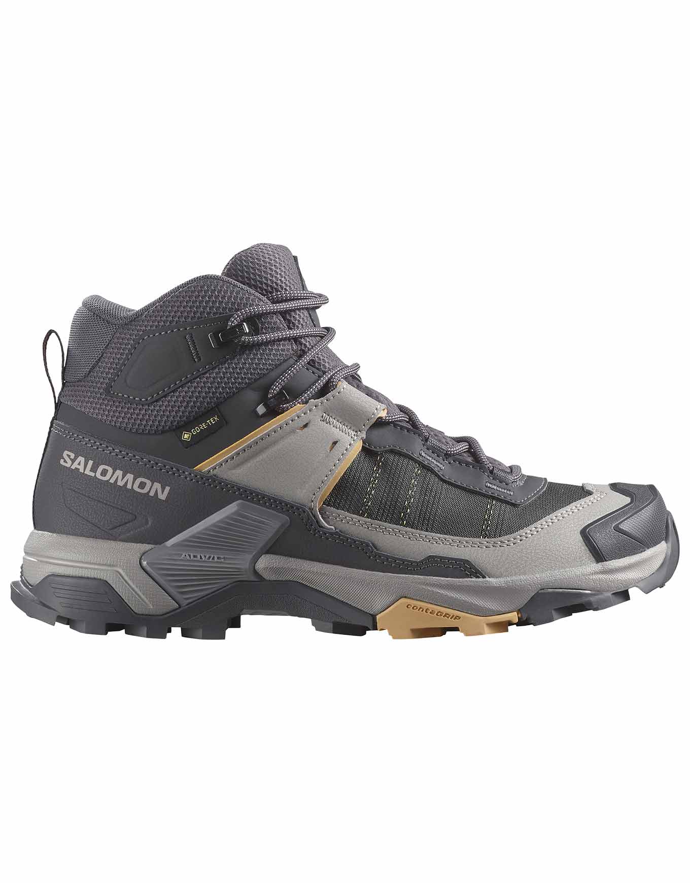 Chaussures de randonnée en GORE-TEX® - X Ultra 5 Mid GTX W Nine Iron / Gull / Soft Clay - Taille 41 1/3 - Gris