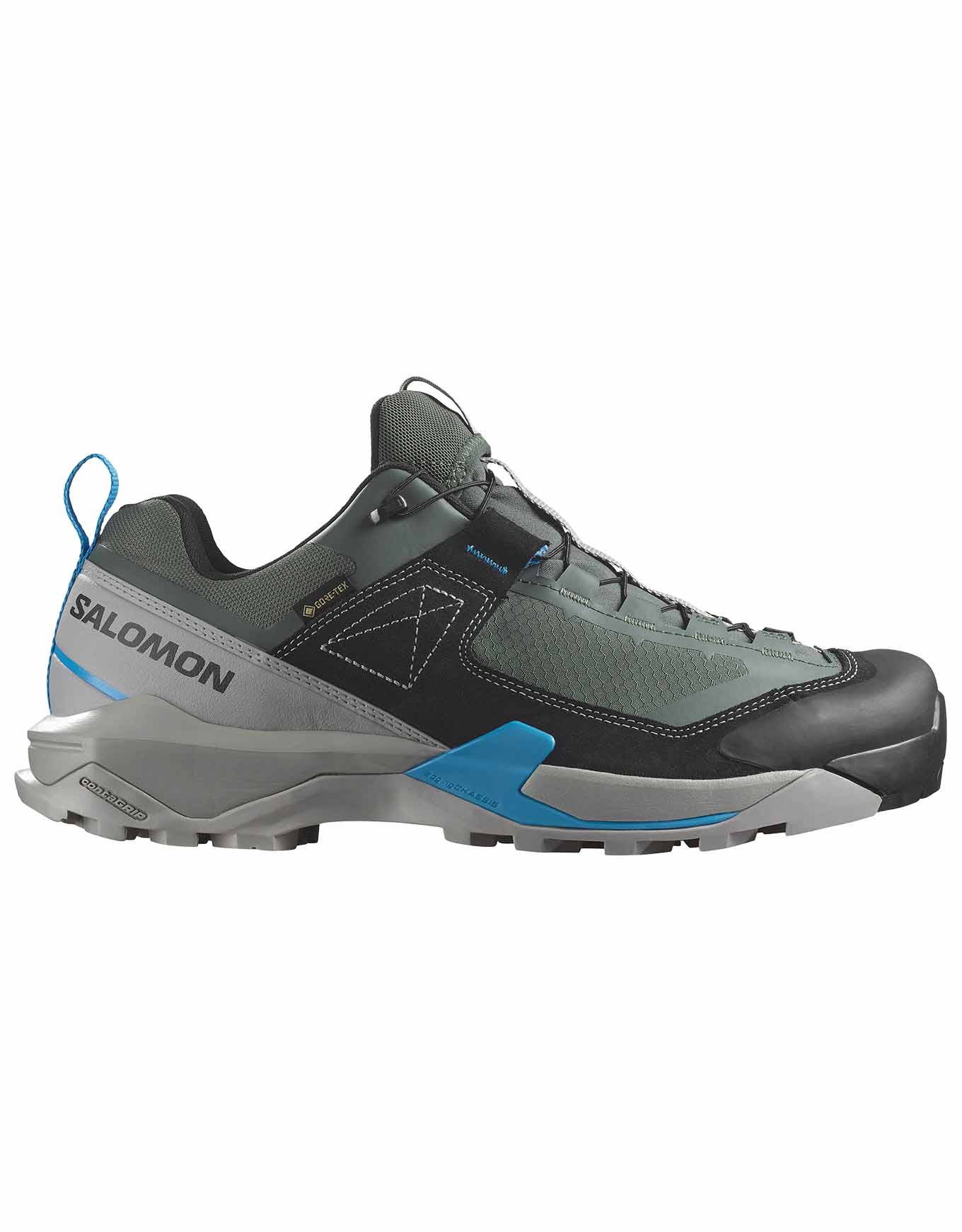 Chaussures de randonnée journée en GORE-TEX - X Ultra Alpine GTX M Urban Chic / Black / Transcend Blue - Taille 41 1/3 - Gris