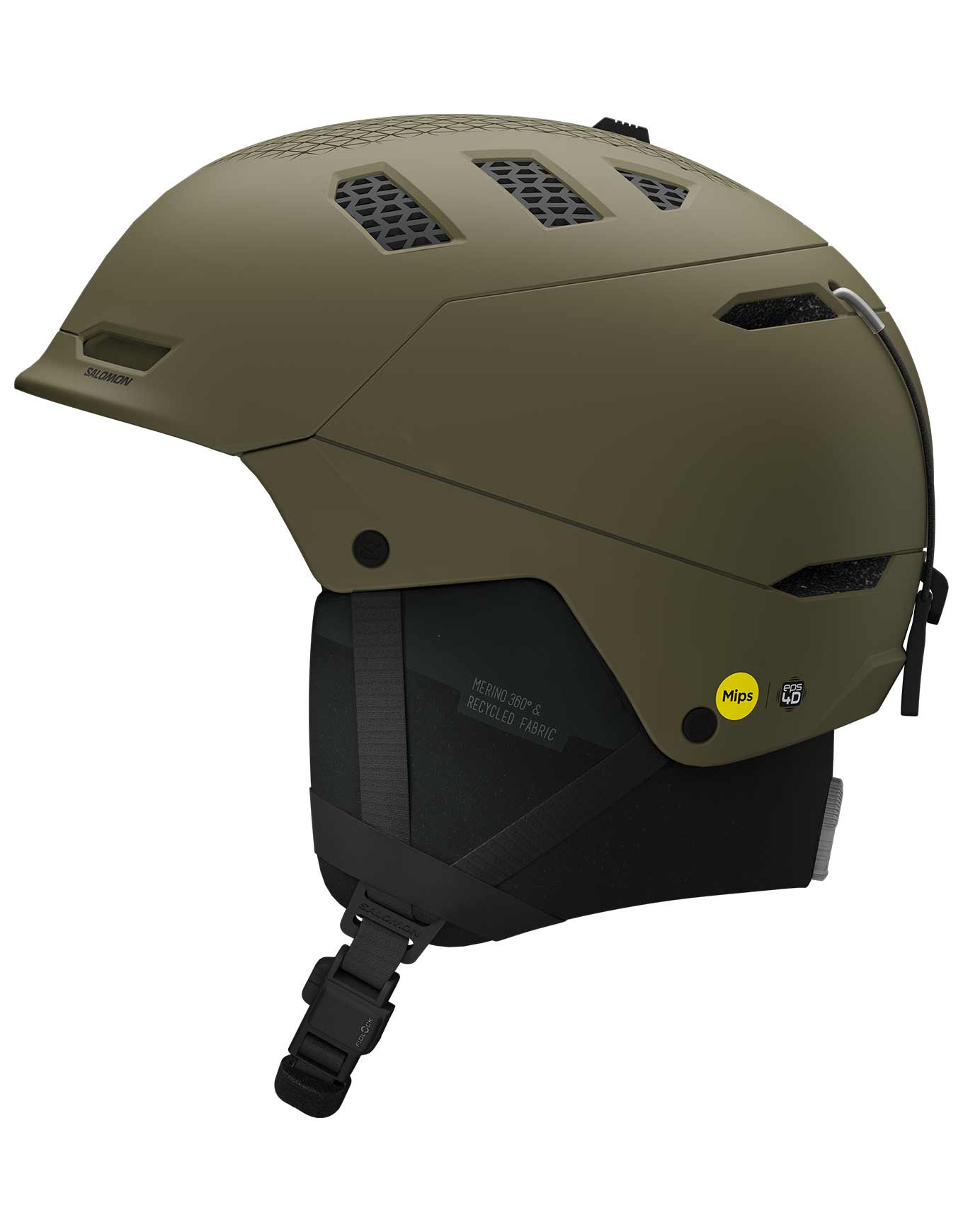 Casque de ski/snowboard - Husk Prime Mips Olive Night - Taille 53-56 cm - Kaki