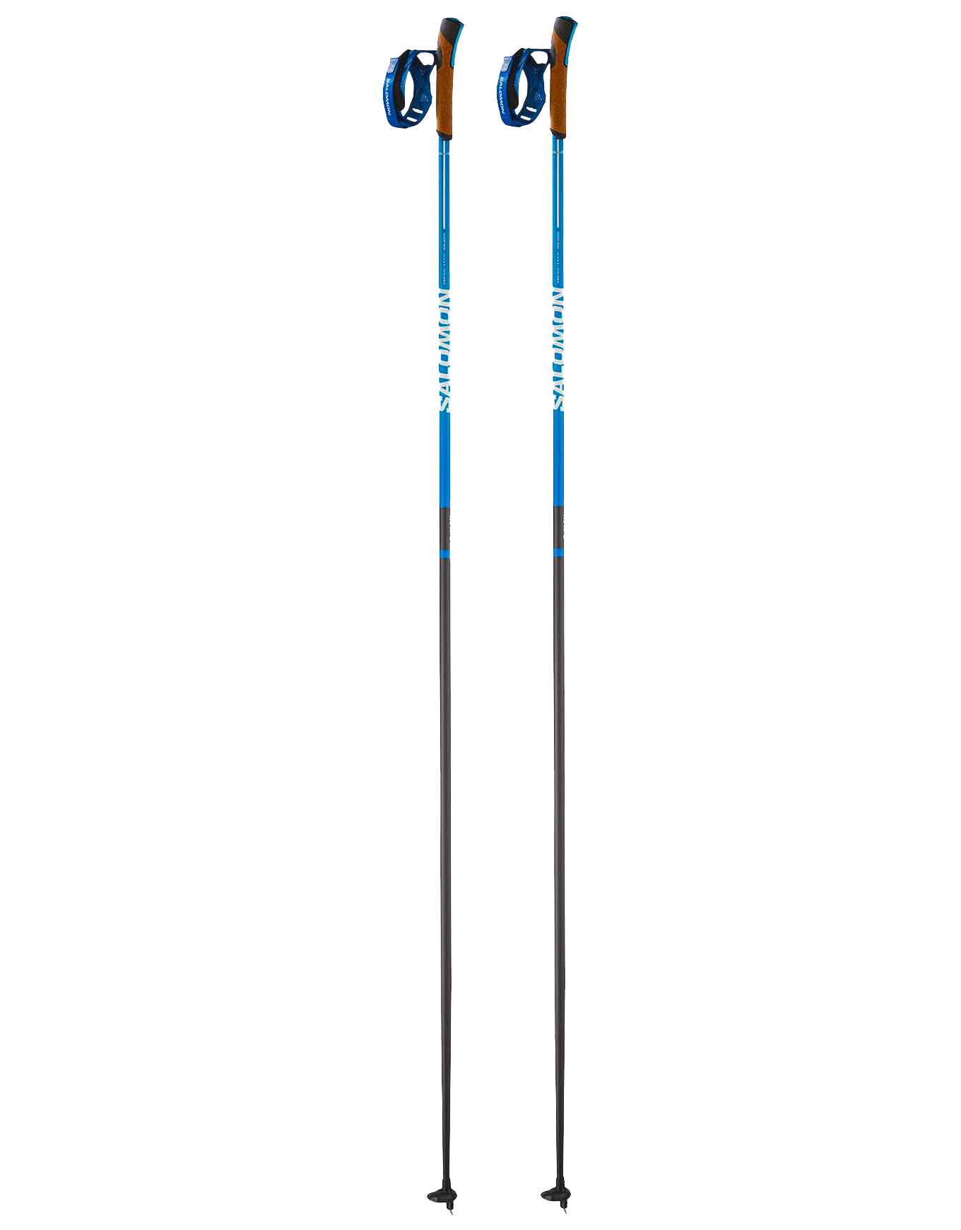 Bâtons de ski nordique - S/Max Carbon Click - Taille 140 cm - Noir