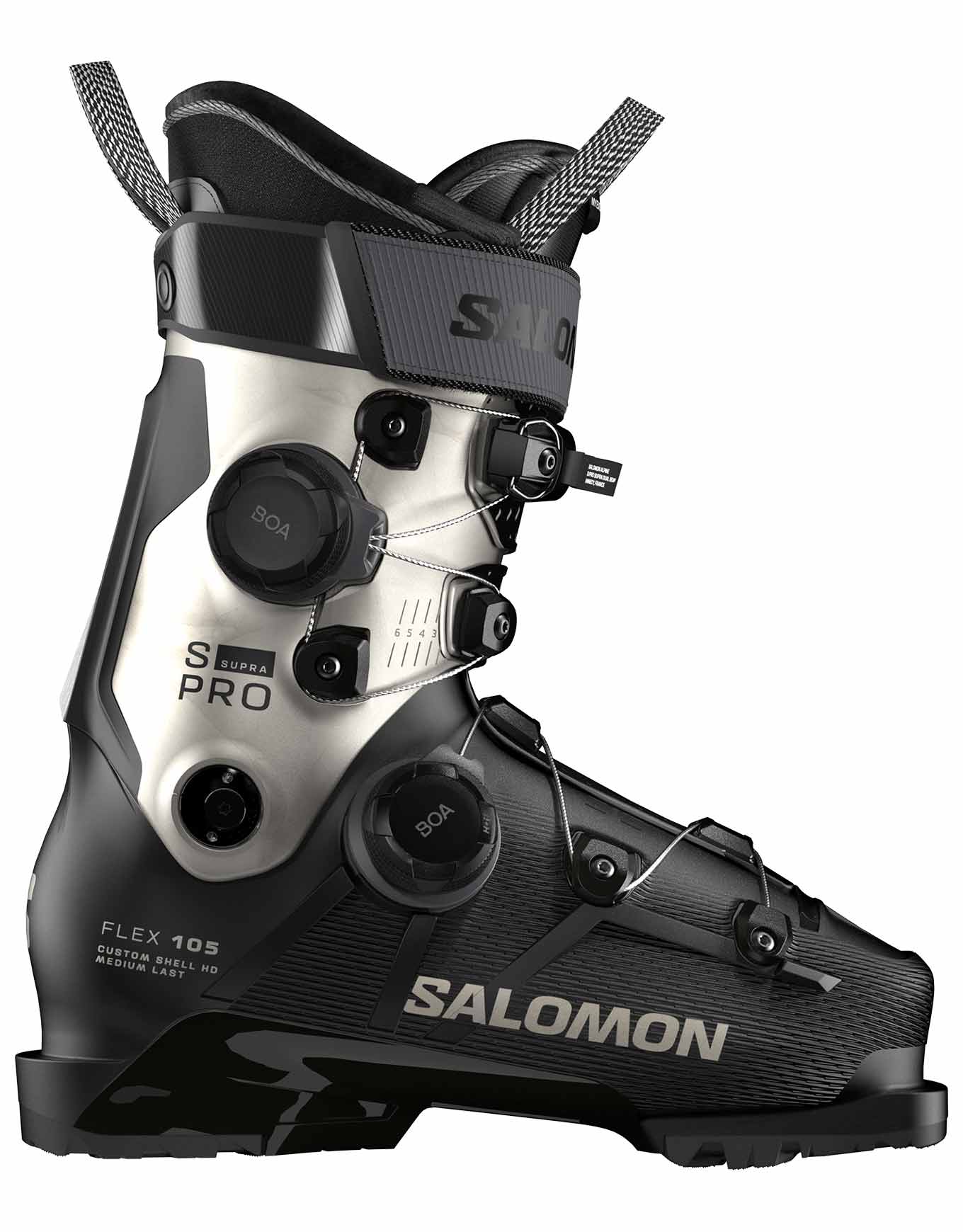 Skischuhe S/Pro Supra Dual Boa 105 W für Damen Größe 38-39 schwarz