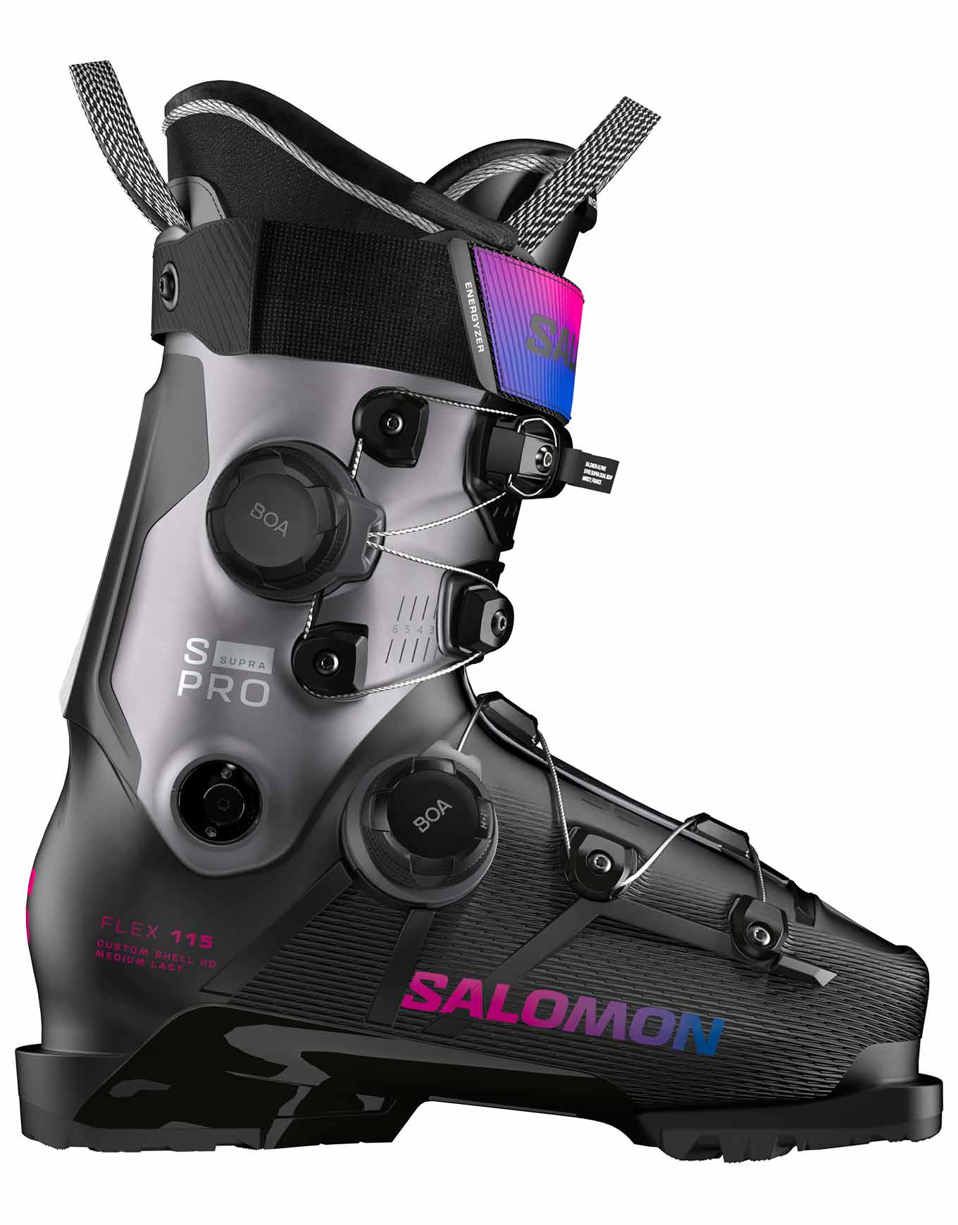 Skischuhe S/Pro Supra Dual Boa 115 W für Damen Größe 41-42 schwarz