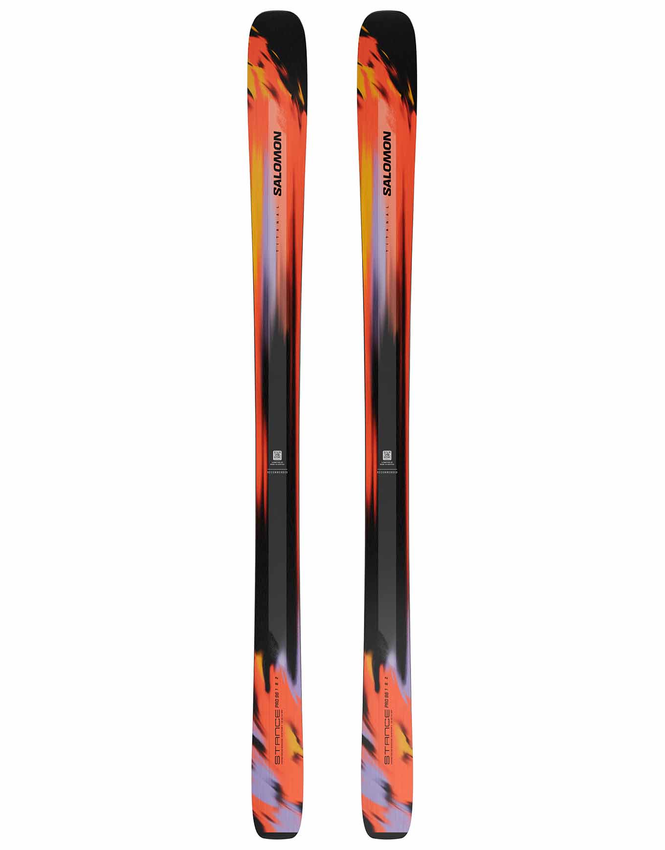 All-Mountain Skier Stance Pro 96 2026 aus Holz Größe 176 cm Rot