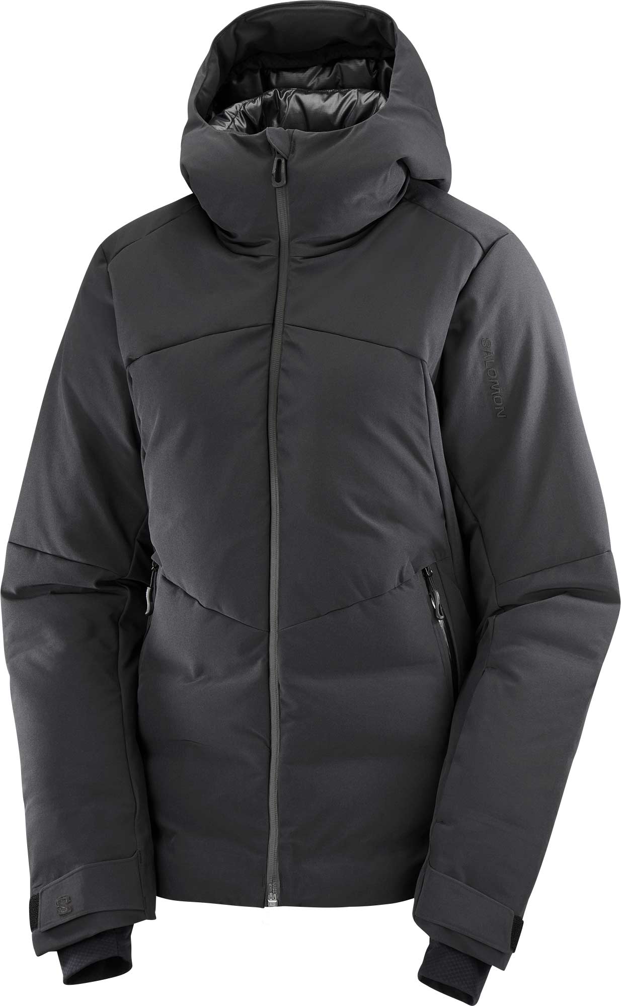Entendaunen-Skijacke Alpenflow Down Jacket W Deep Black für Damen Größe M schwarz