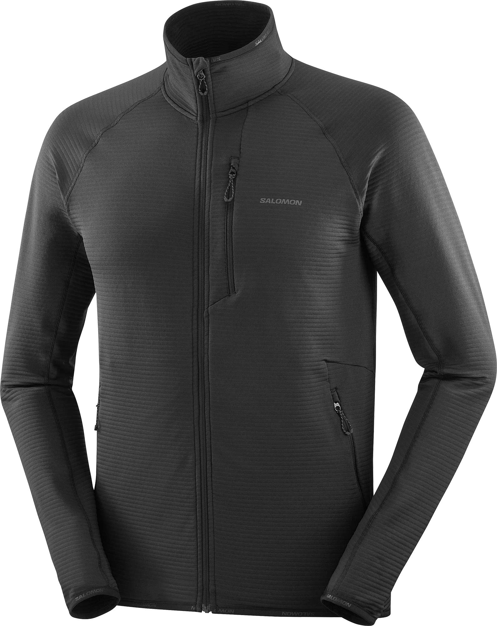 Polaire technique chaude et légère - Sntial Lightwarm FZ M Deep Black - Taille M - Noir