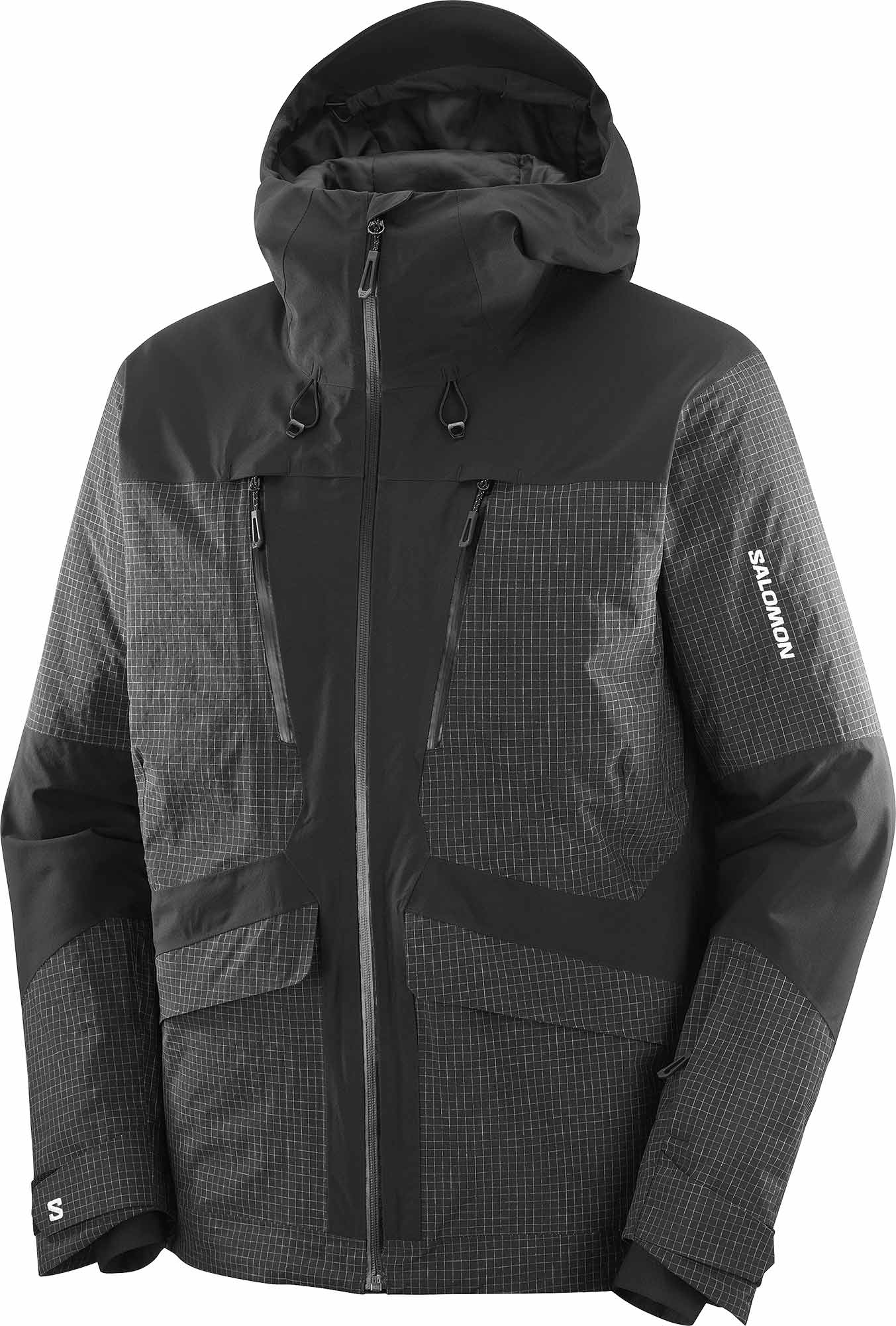 Wasserdichte und warme Skijacke Spark Jacket M Deep Black für Herren Größe S schwarz