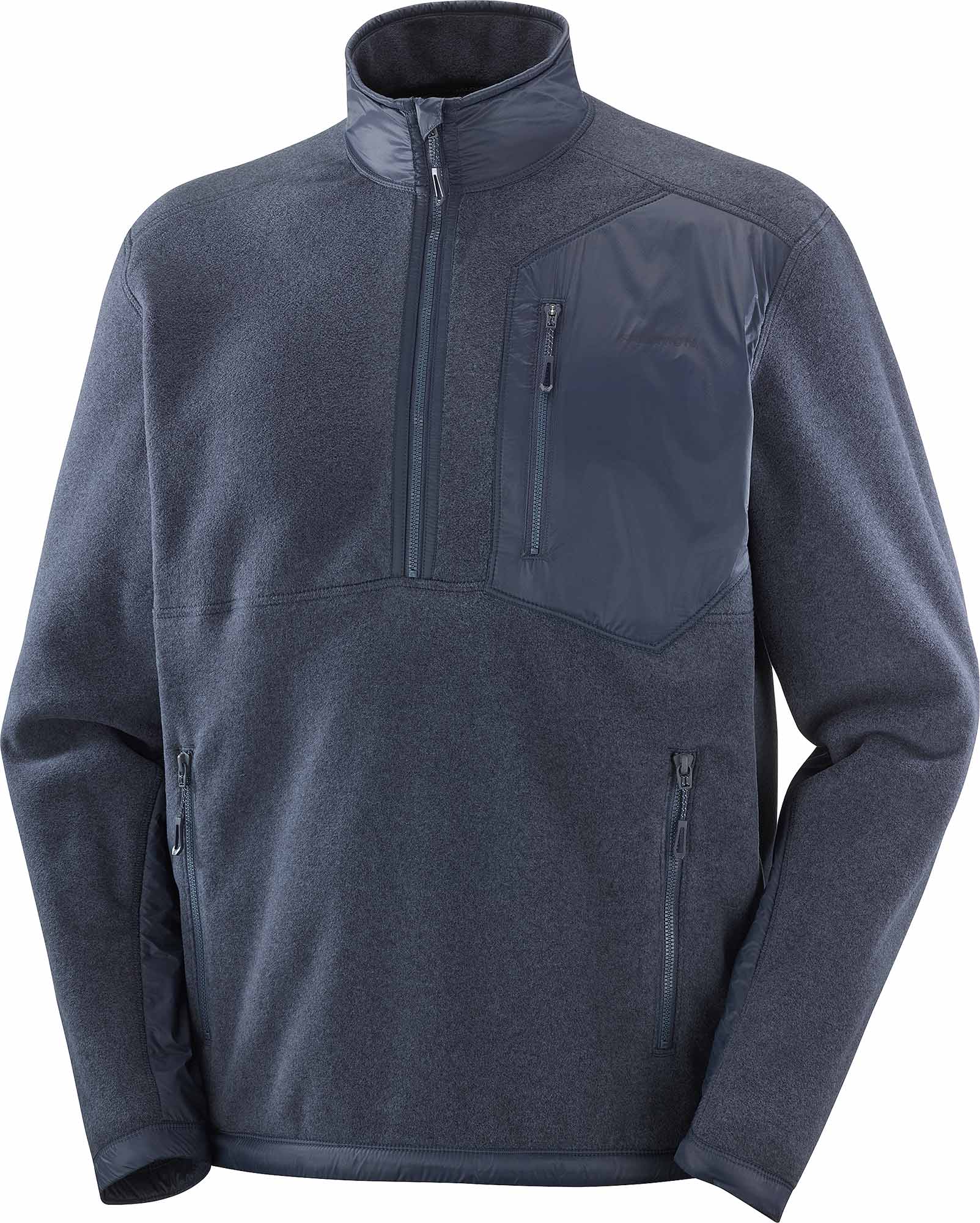 Half Zip Fleece Pullover Chroma Fleece HZ M Blue Nights für Herren Größe M Navy blau