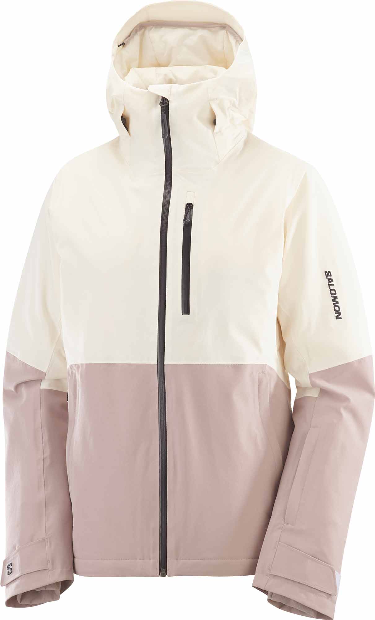 Isolierende Skijacke aus PrimaLoft® Highland Jacket W Whisper White/Etherea für Damen Größe M Beige