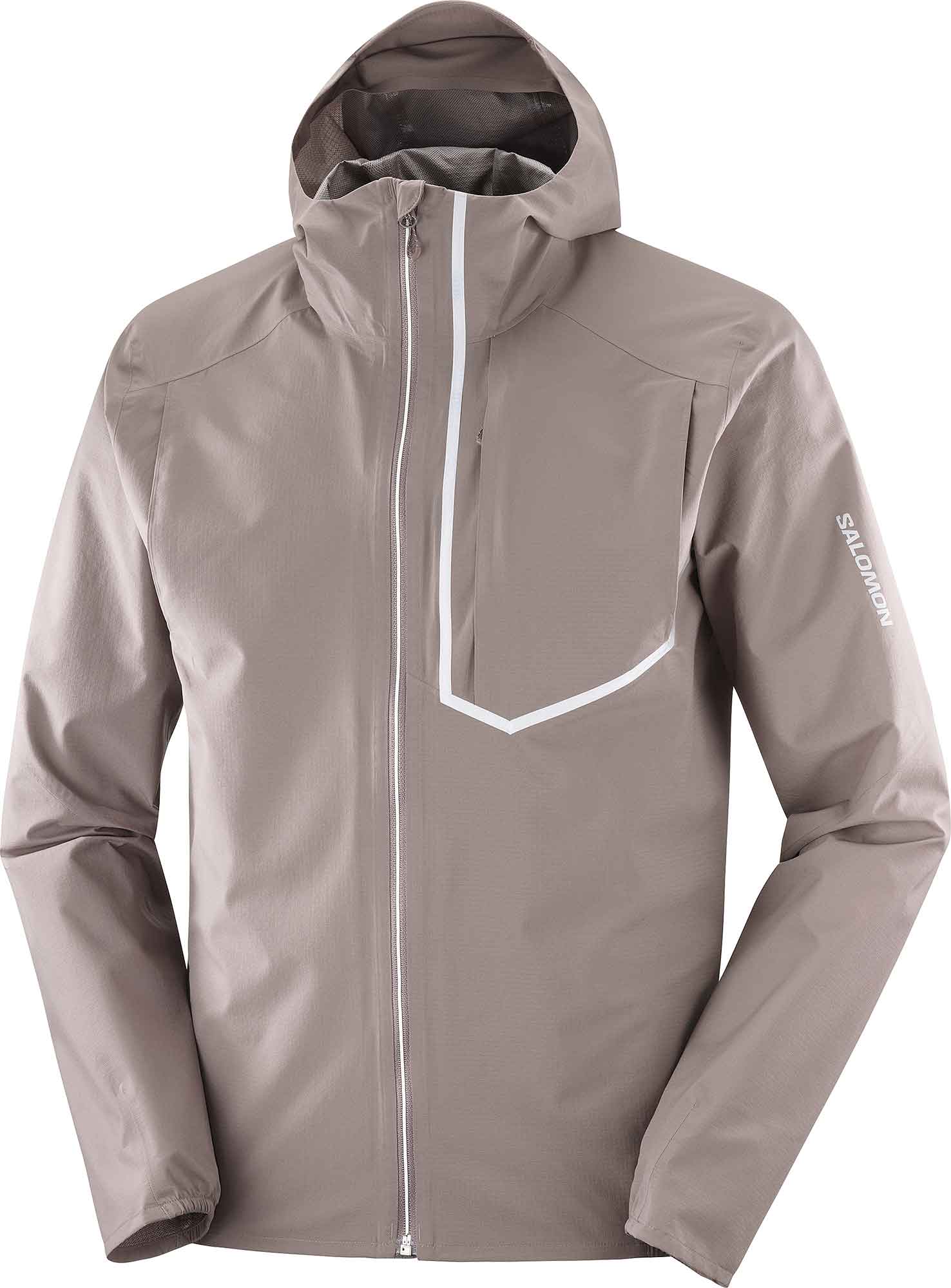 Veste imperméable et coupe-vent - Bonatti Trail Jkt M Iron - Taille XL - Marron
